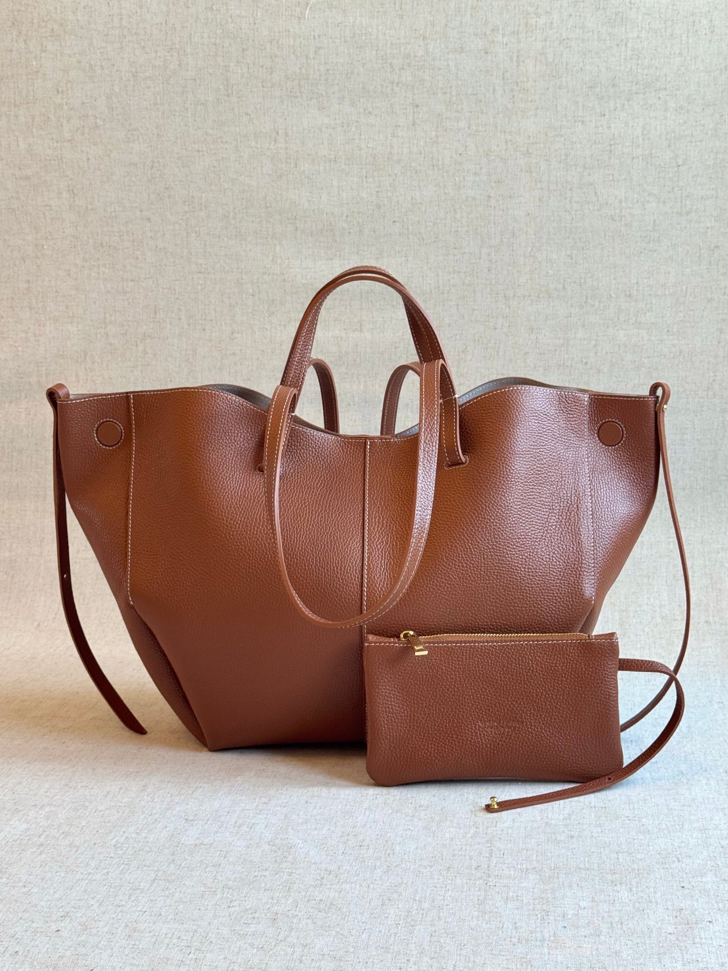 Borsa a spalla Sofia - misura grande, con pochette