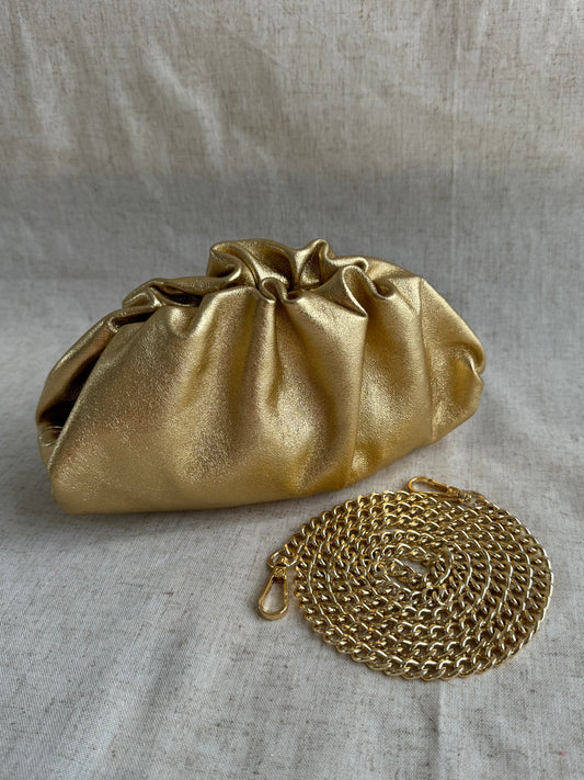 Pochette Claudia - misura piccola, tracolla in catena