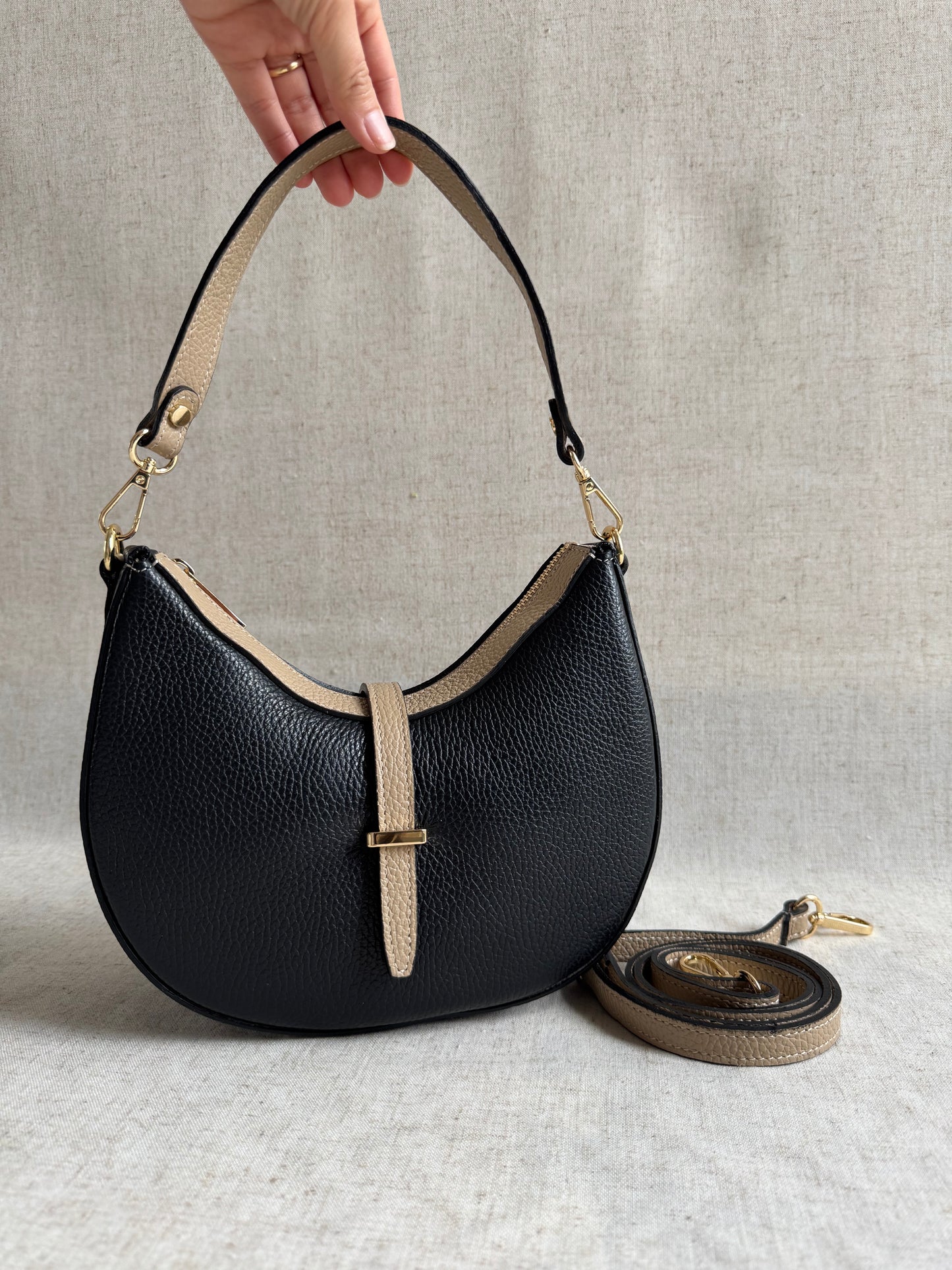 Borsa a spalla Moon - con tracolla lunga