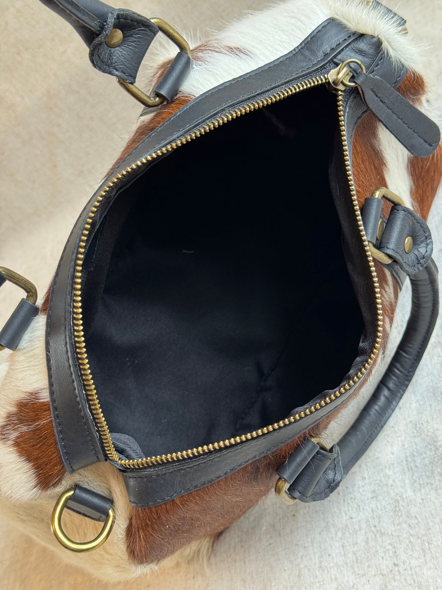 Bauletto Rebecca - cavallino, con tracolla lunga