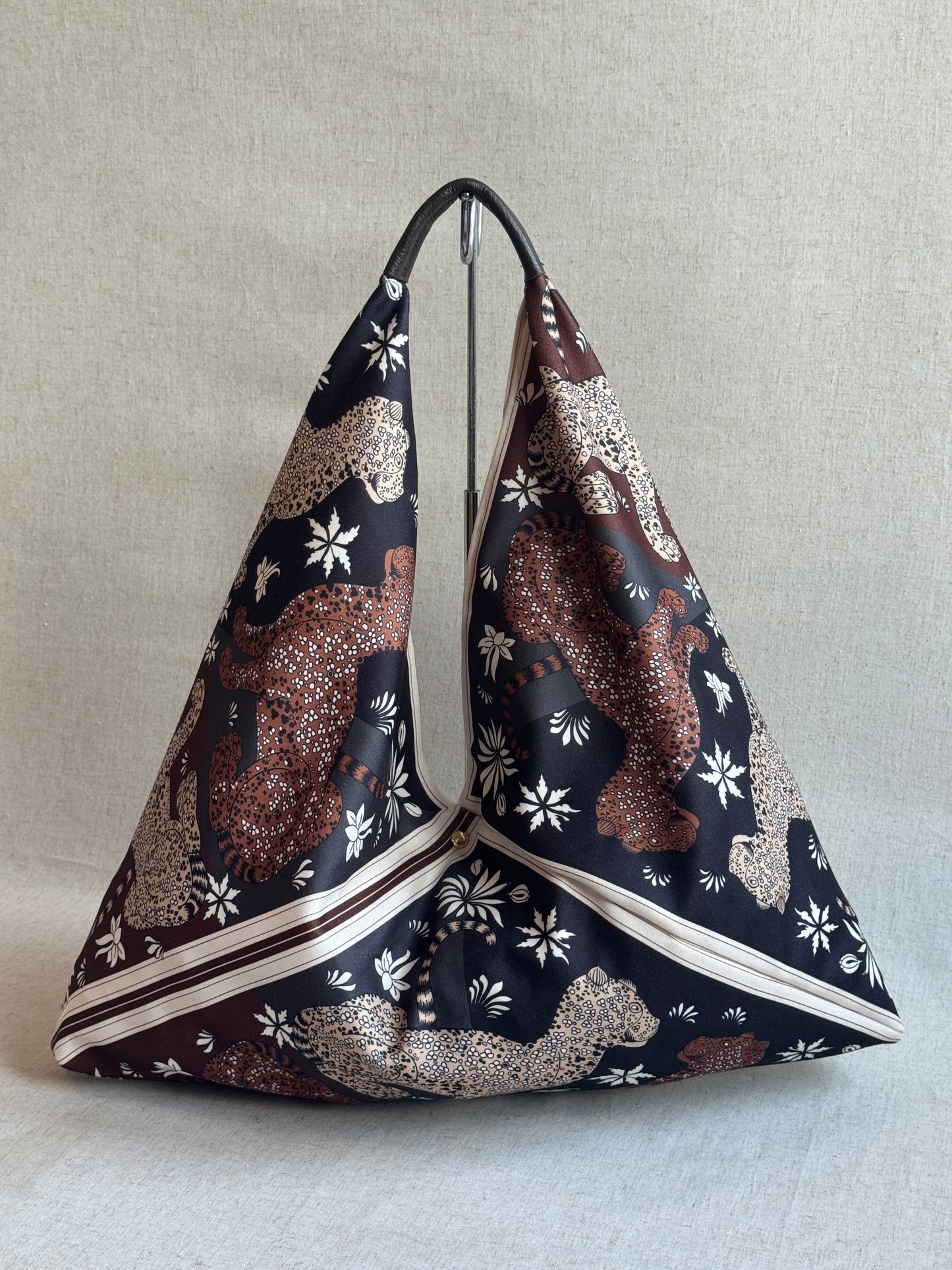 Borsa Melissa - tessuto, stampa leopardi