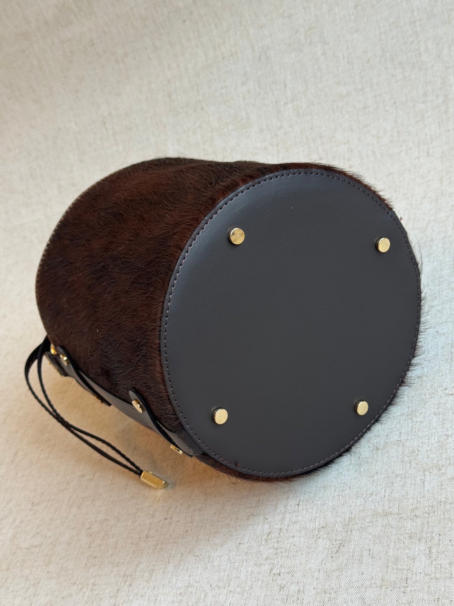 Borsa a spalla Ophelia - cavallino, con tracolla lunga