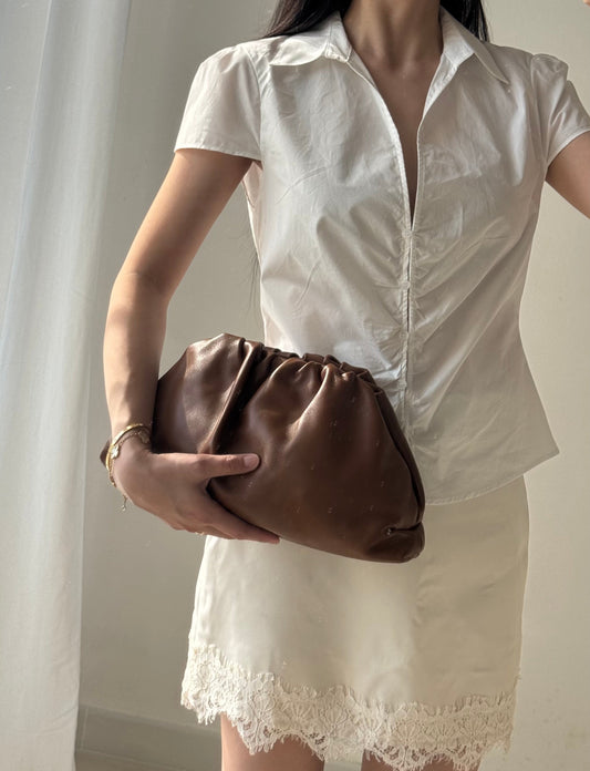 Pochette Claudia - misura grande, con tracolla lunga