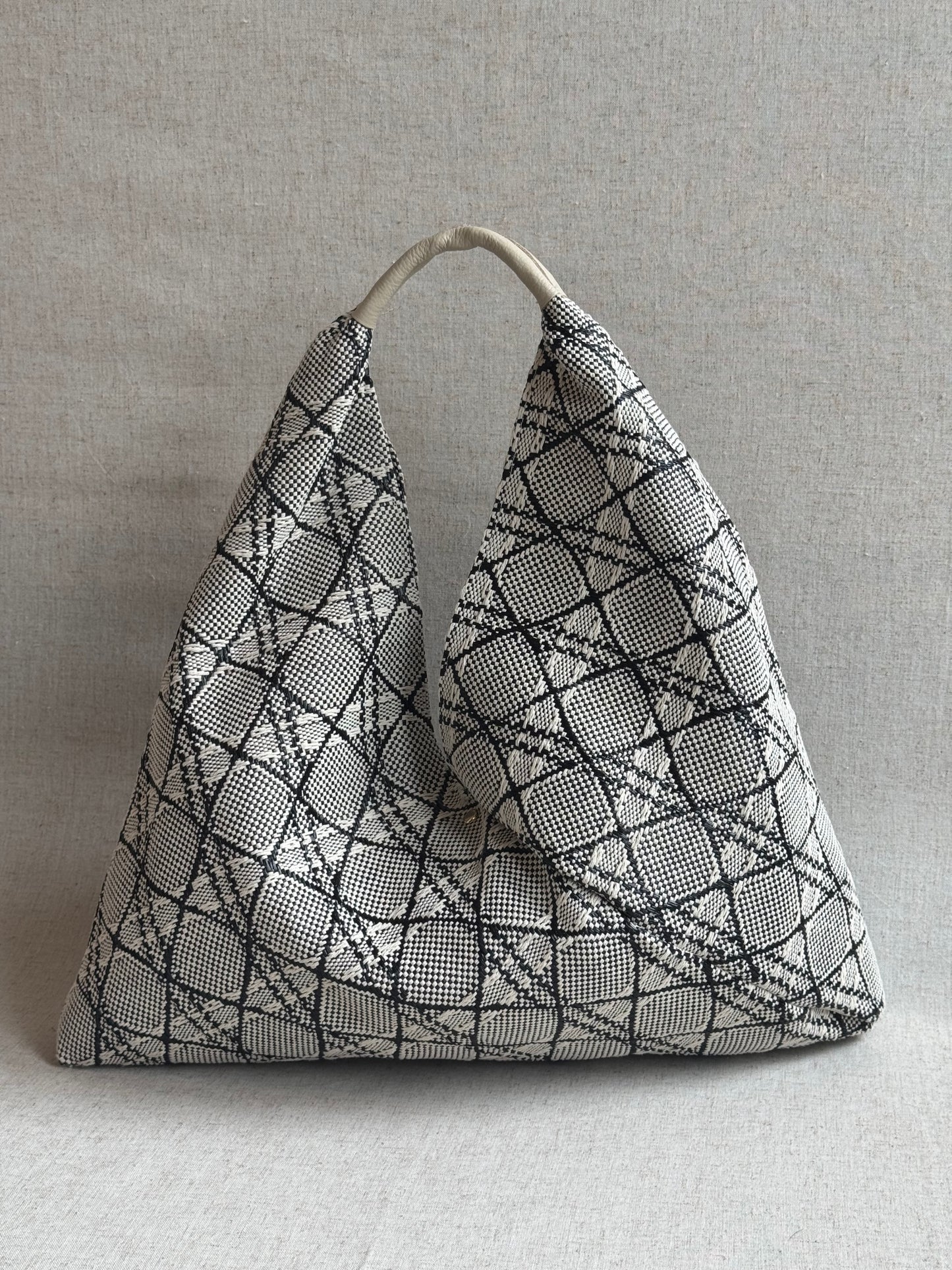 Maxi borsa a spalla Melissa - rafia