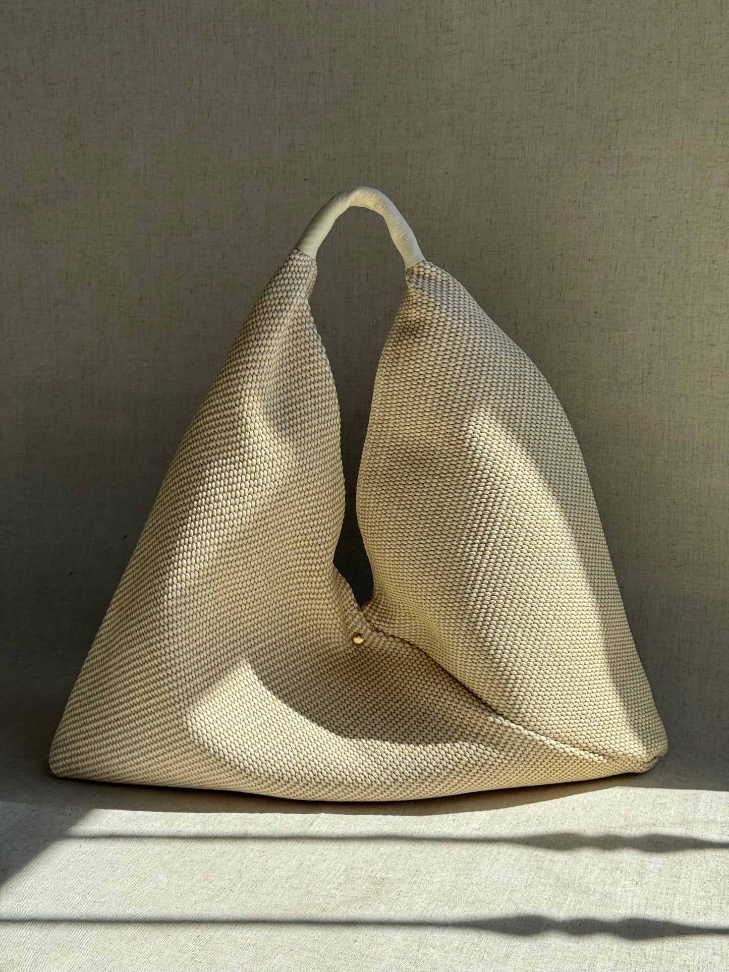Maxi borsa a spalla Melissa - rafia