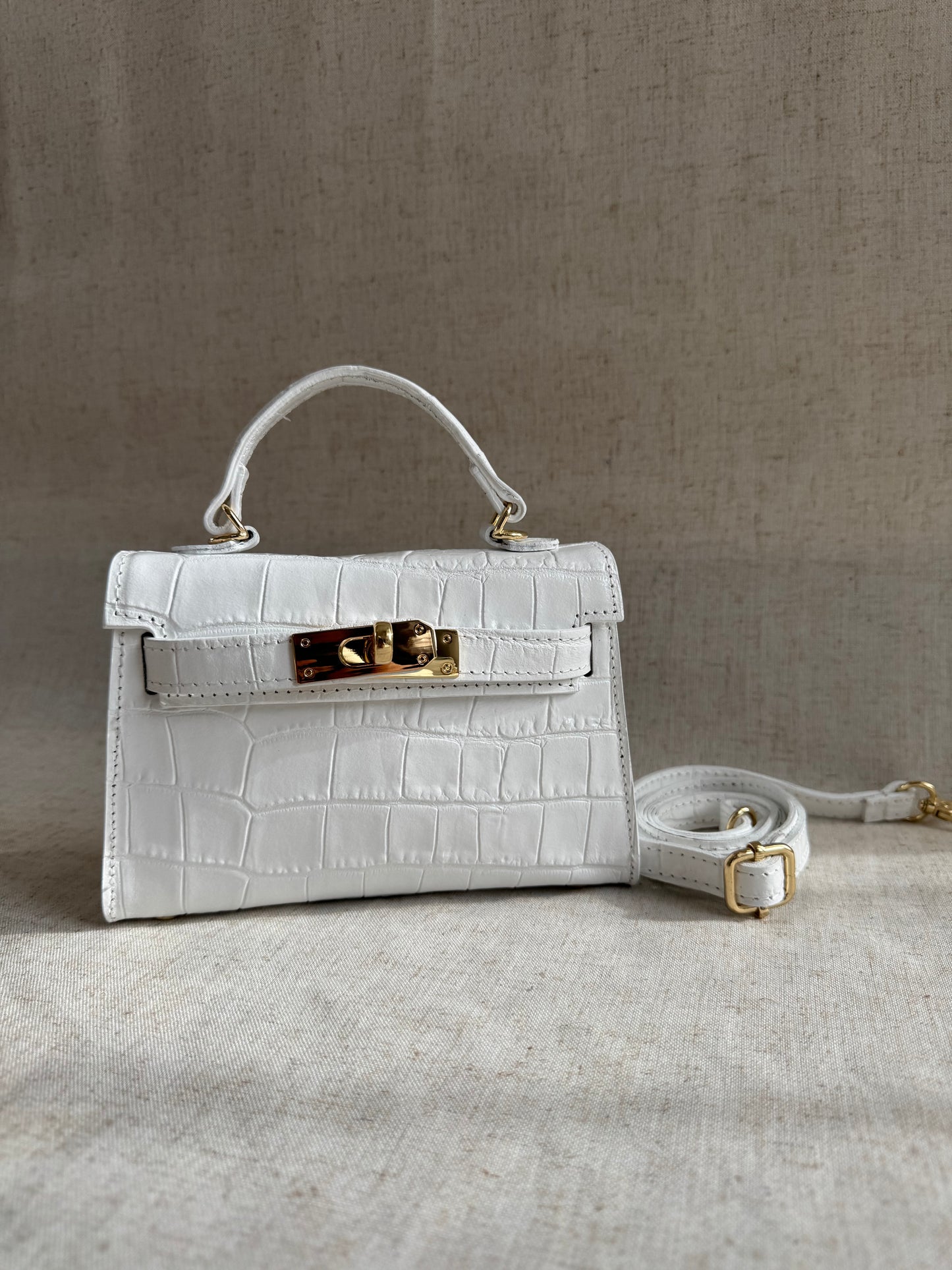 Borsa KELLY - misura piccola, con tracolla lunga