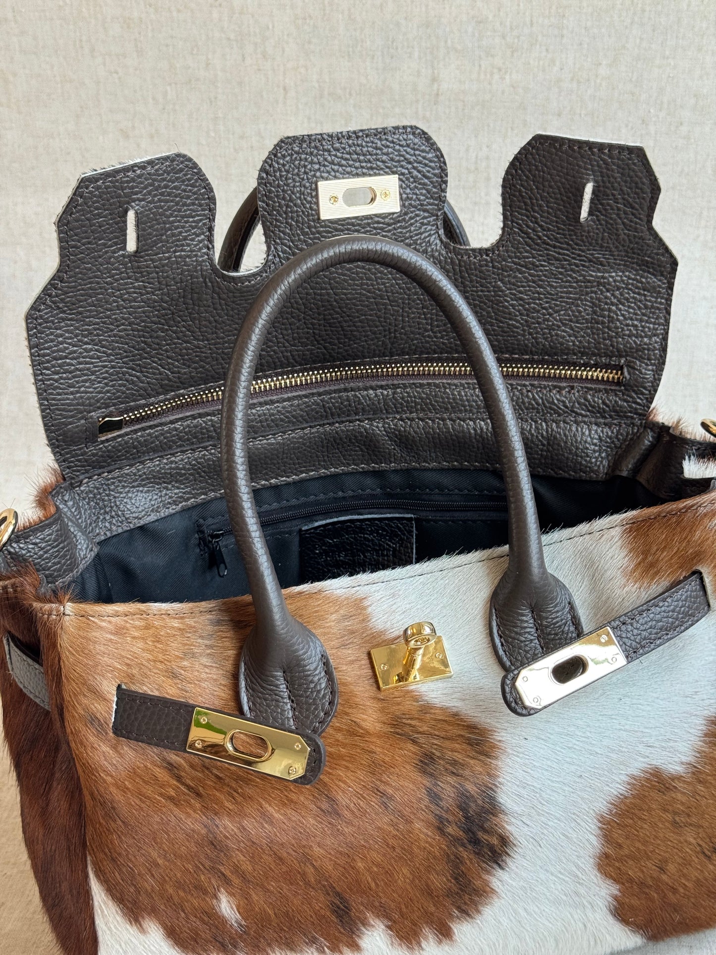 Borsa Jane - cavallino, misura piccola, con tracolla lunga
