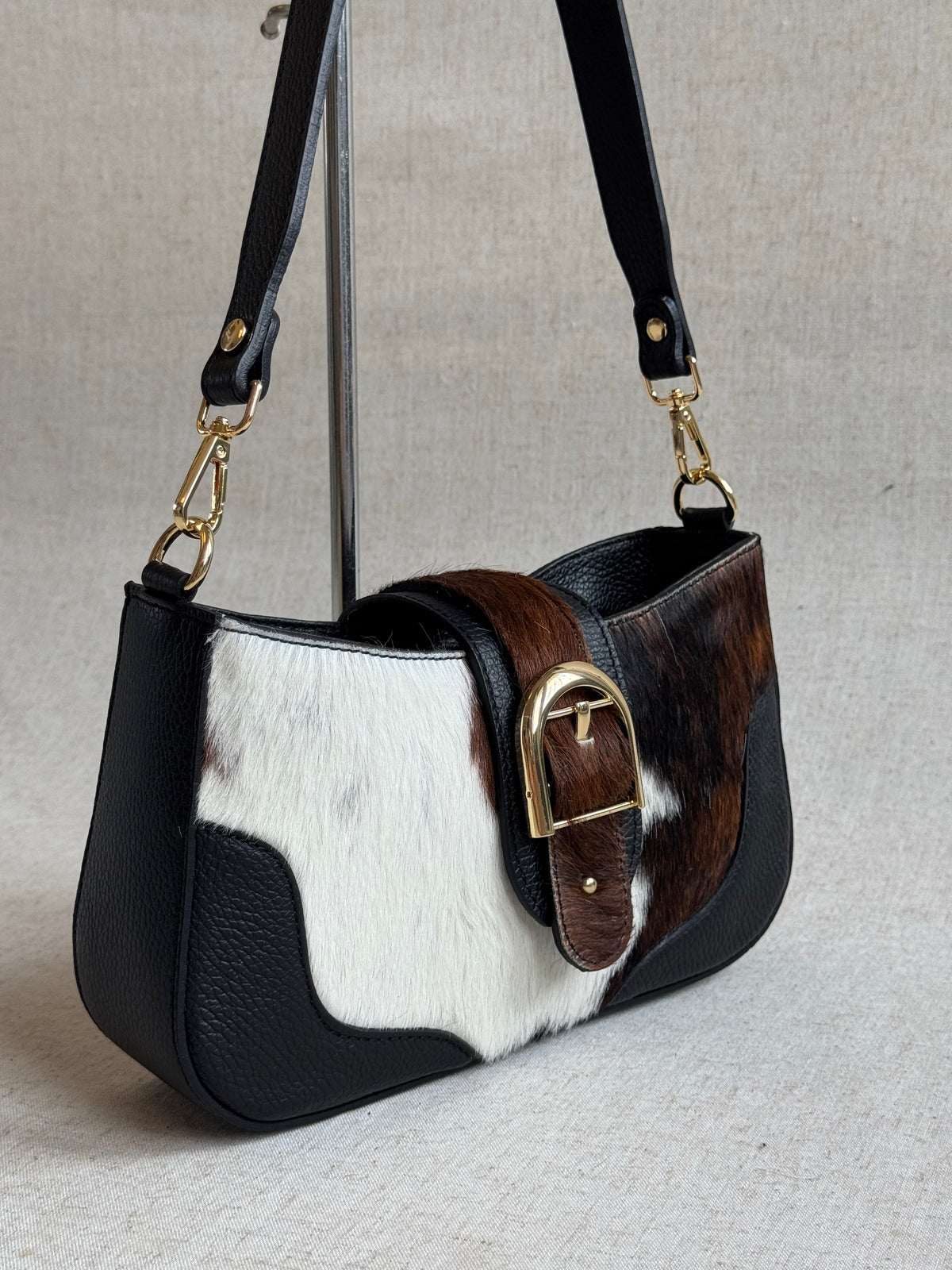 Borsa Nova - cavallino, con tracolla lunga