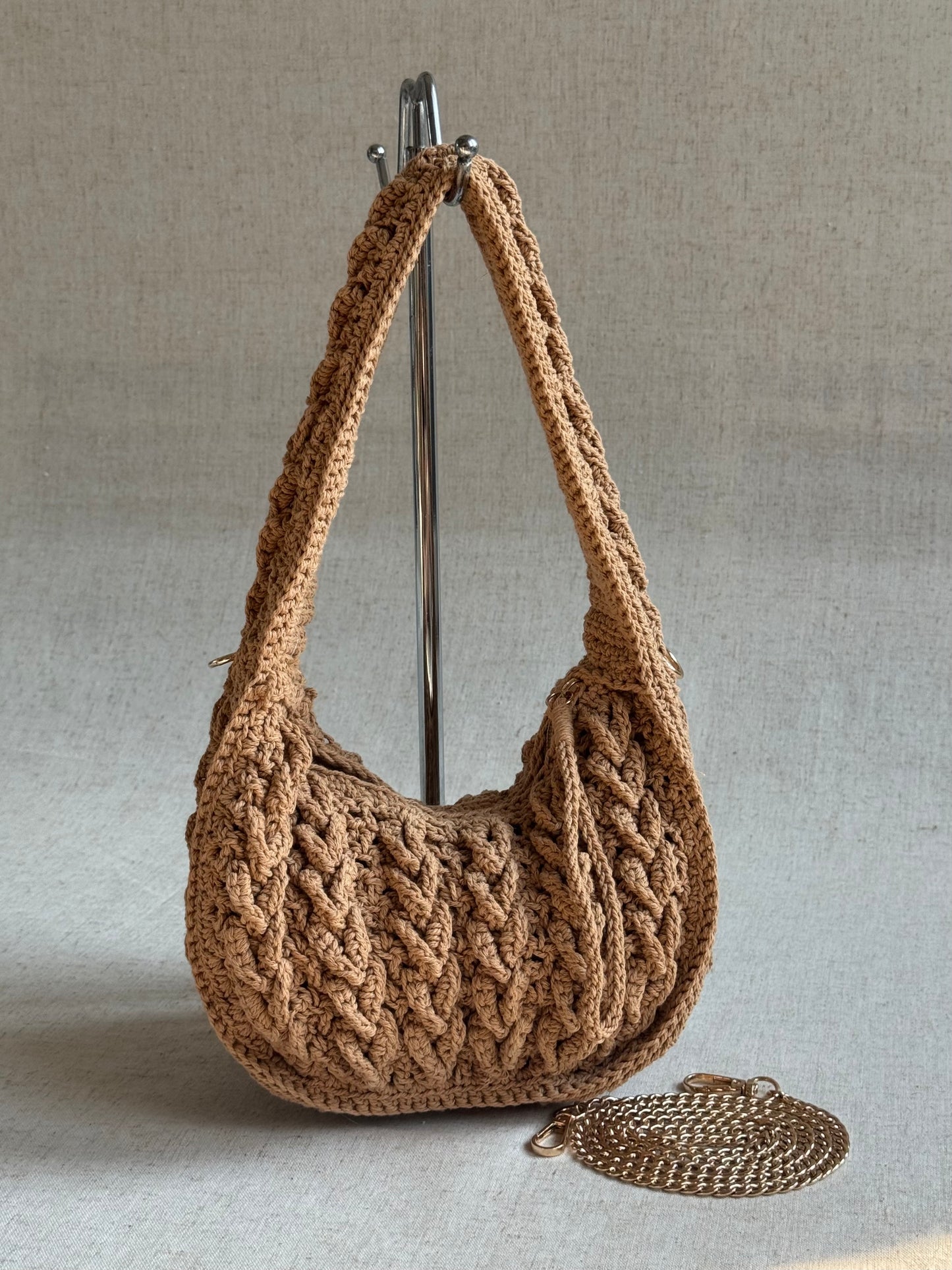 Borsa a spalla Cherie - tracolla a catena