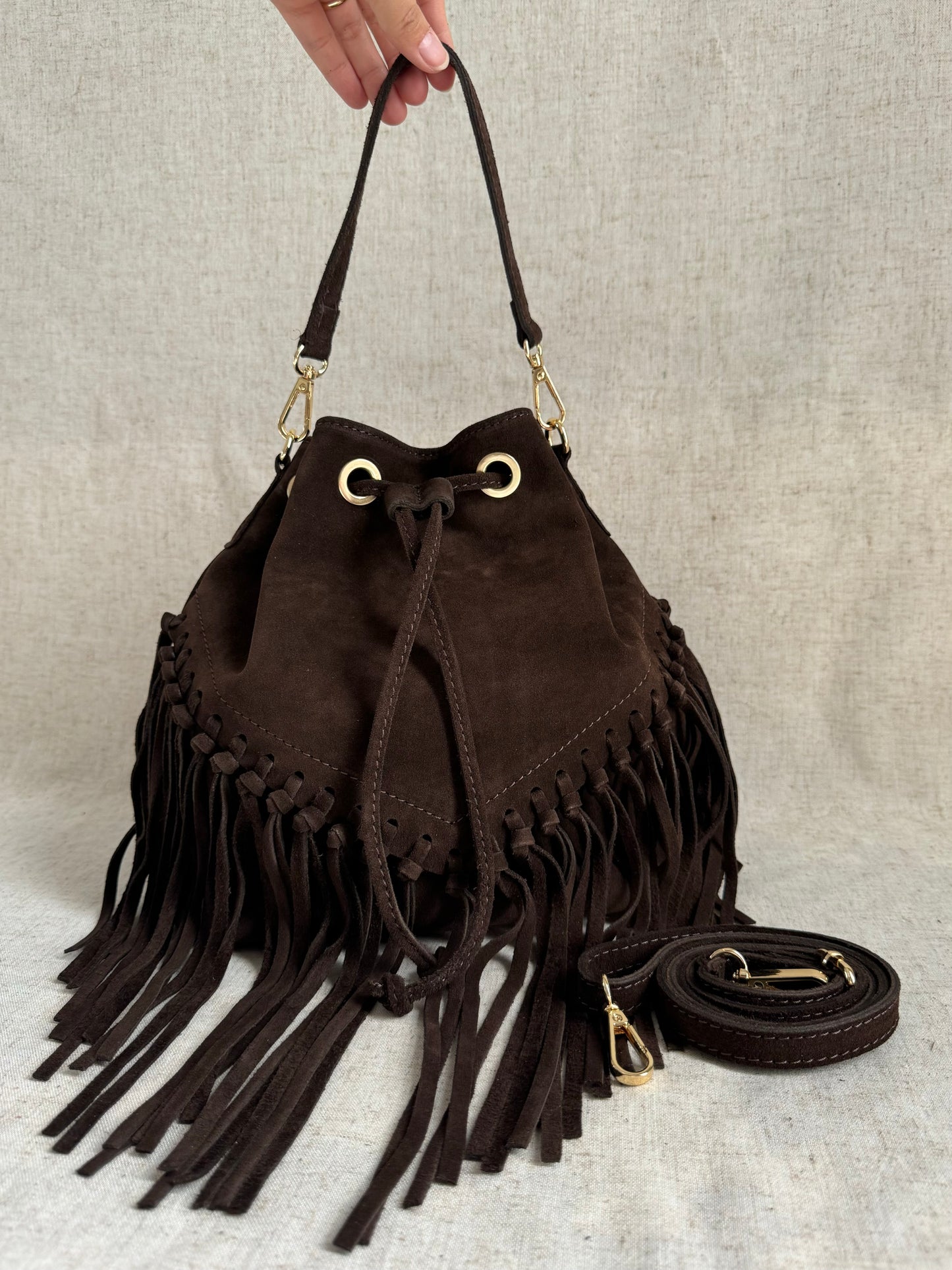 Borsa secchiello Rodeo - con tracolla lunga