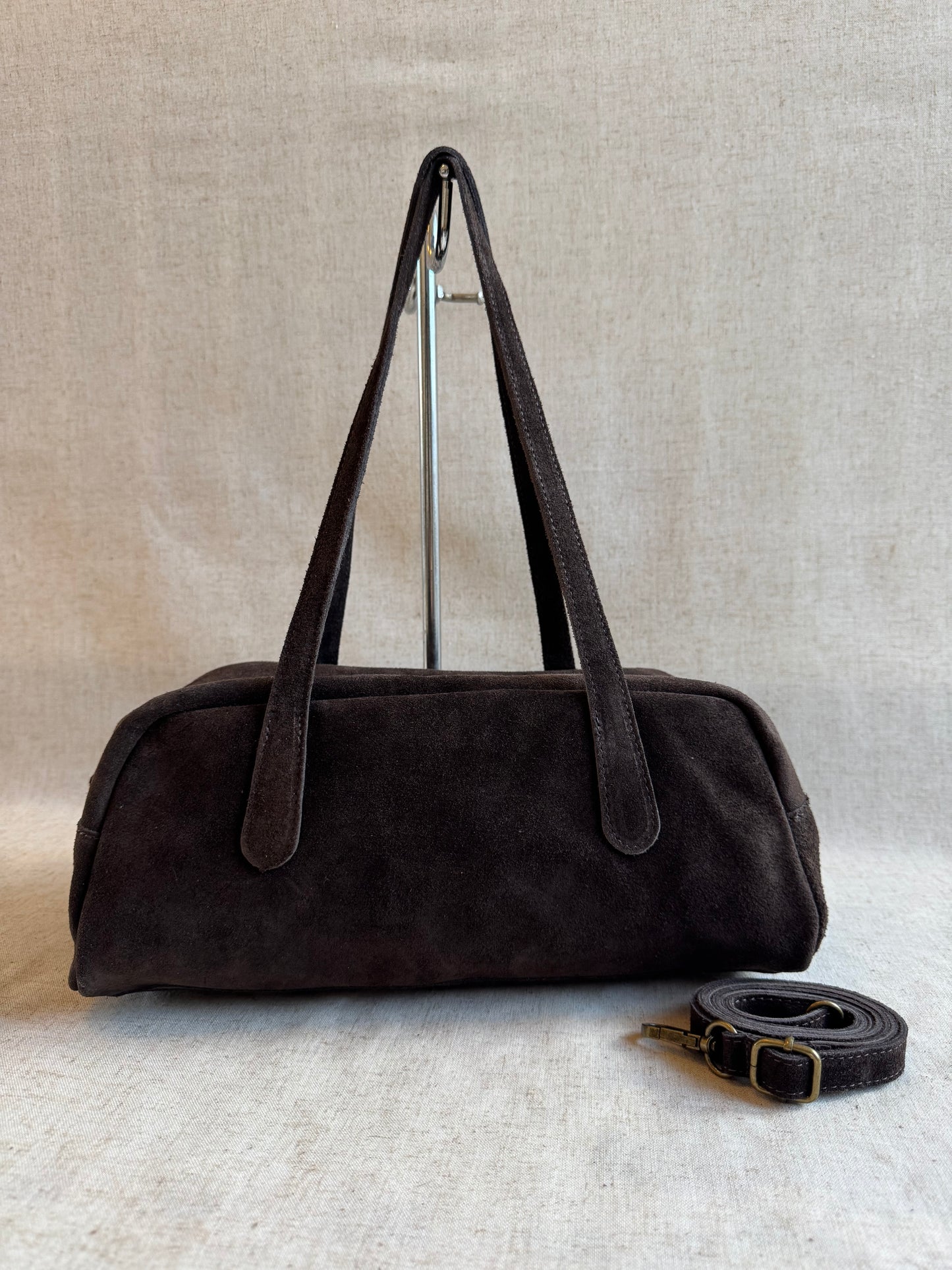 Borsa a spalla Oxford - con tracolla lunga