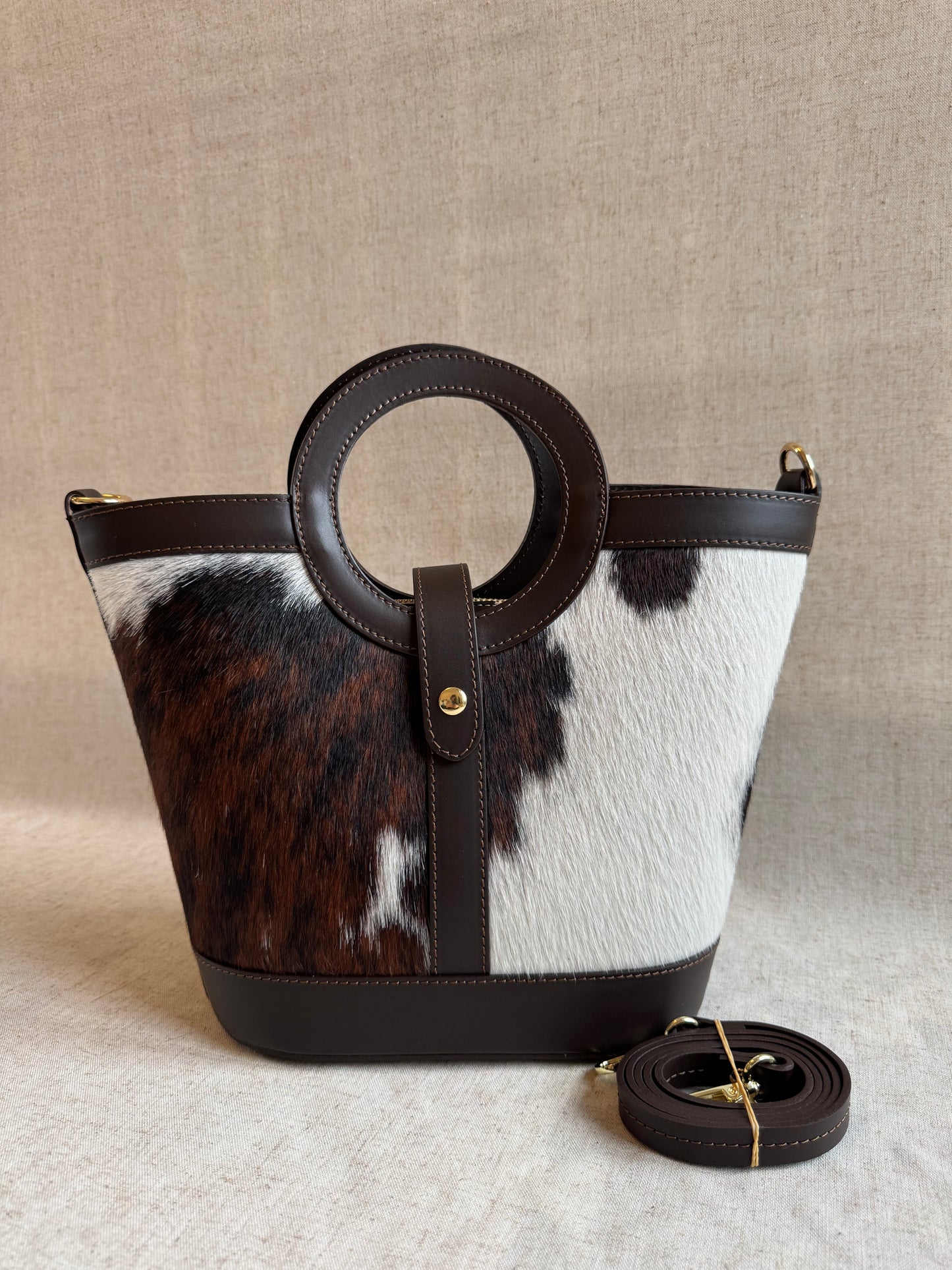Borsa Alice - cavallino, con tracolla lunga