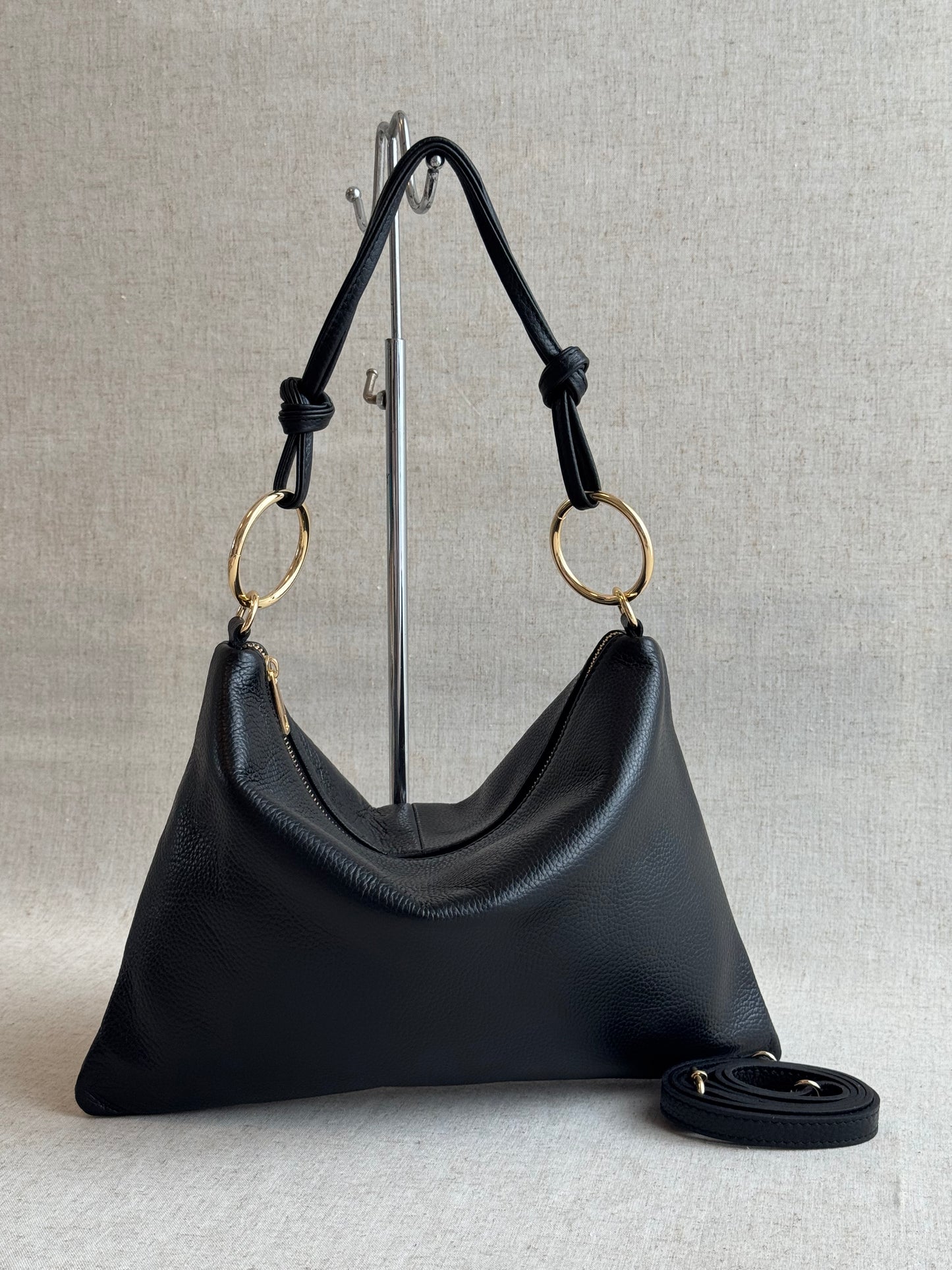 Borsa a spalla Agata - misura grande, con tracolla lunga