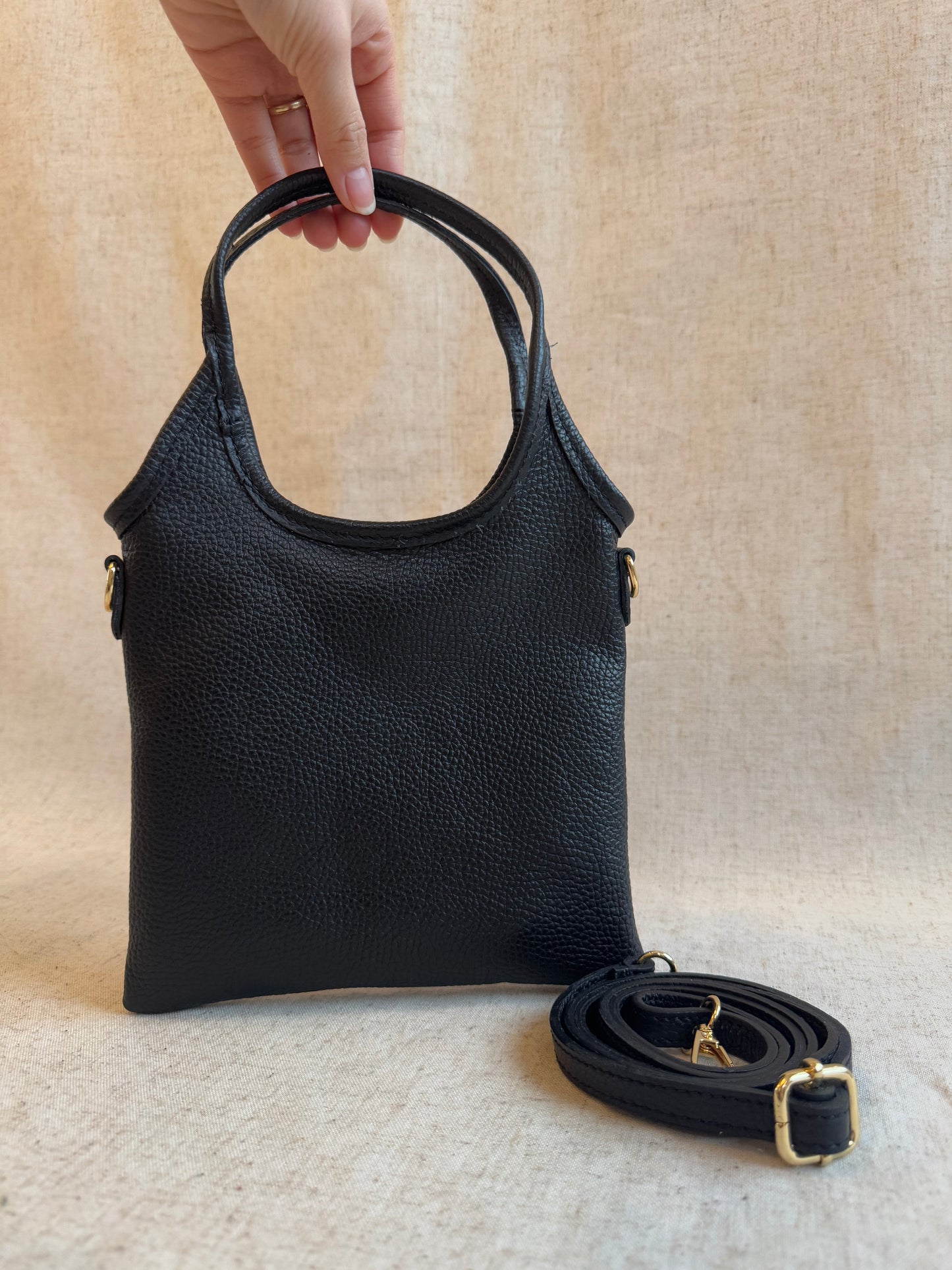 Borsa a mano Evelyn - misura piccola, con tracolla lunga