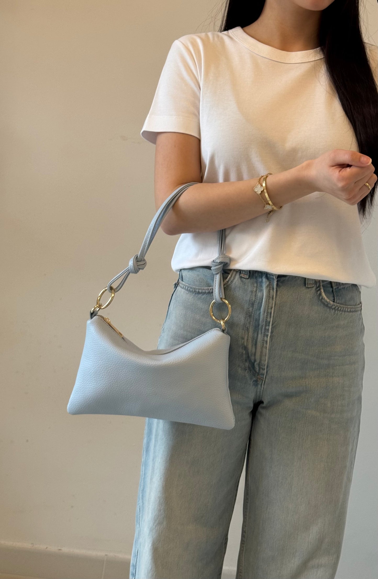 Borsa a spalla Agata - misura piccola, con tracolla lunga