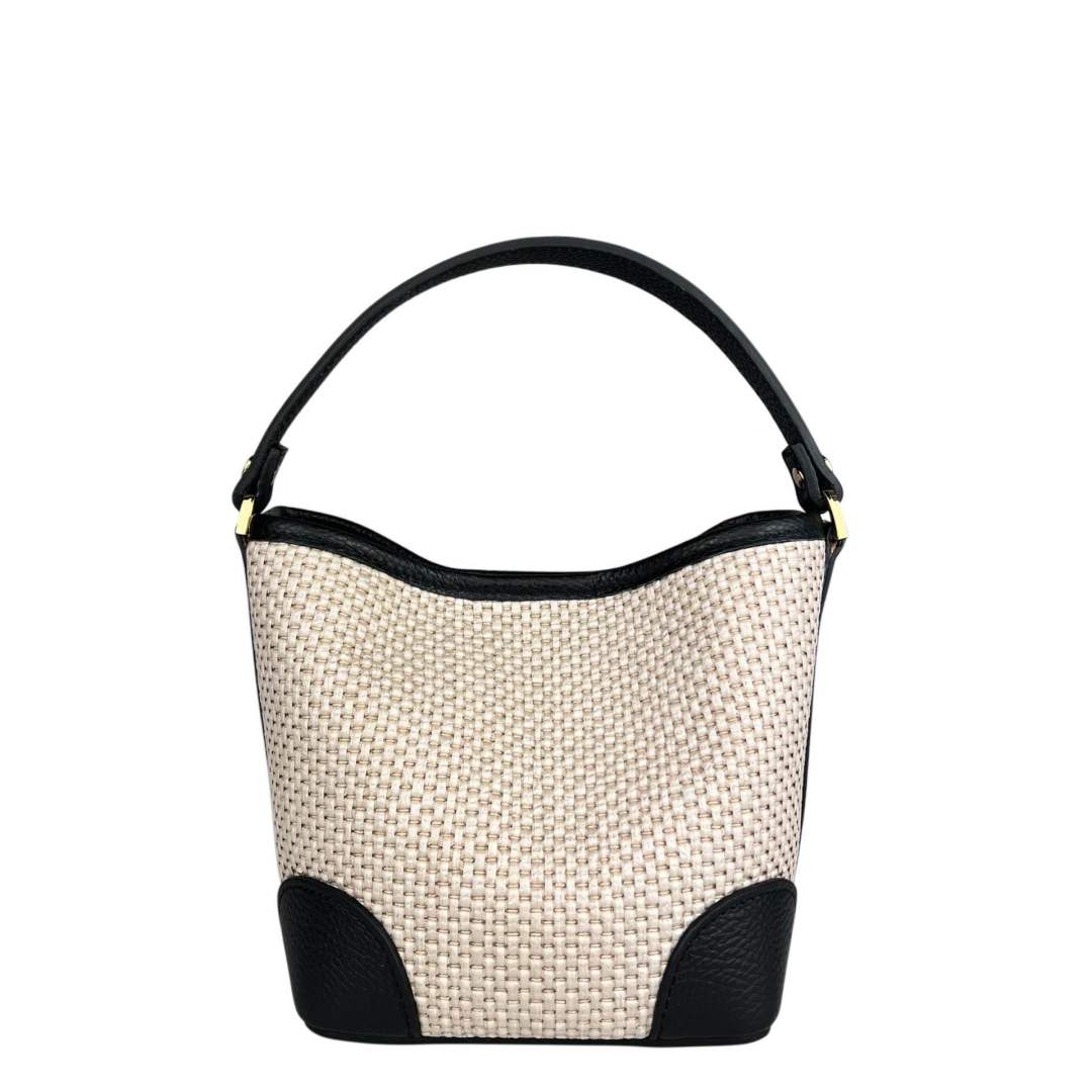 Borsa secchiello Linda - misura piccola, con tracolla lunga