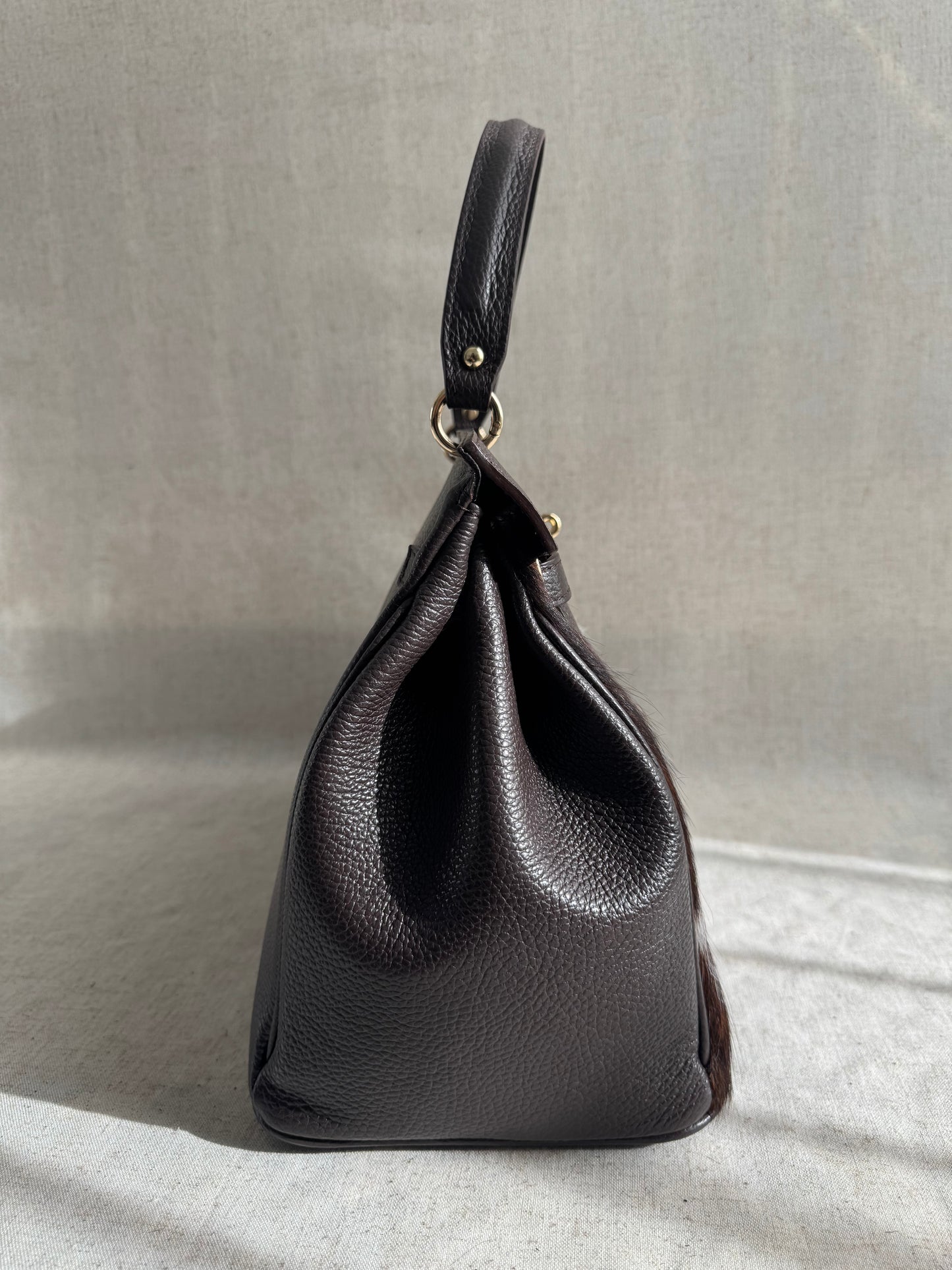 Maxi borsa Daphne - cavallino, con tracolla lunga