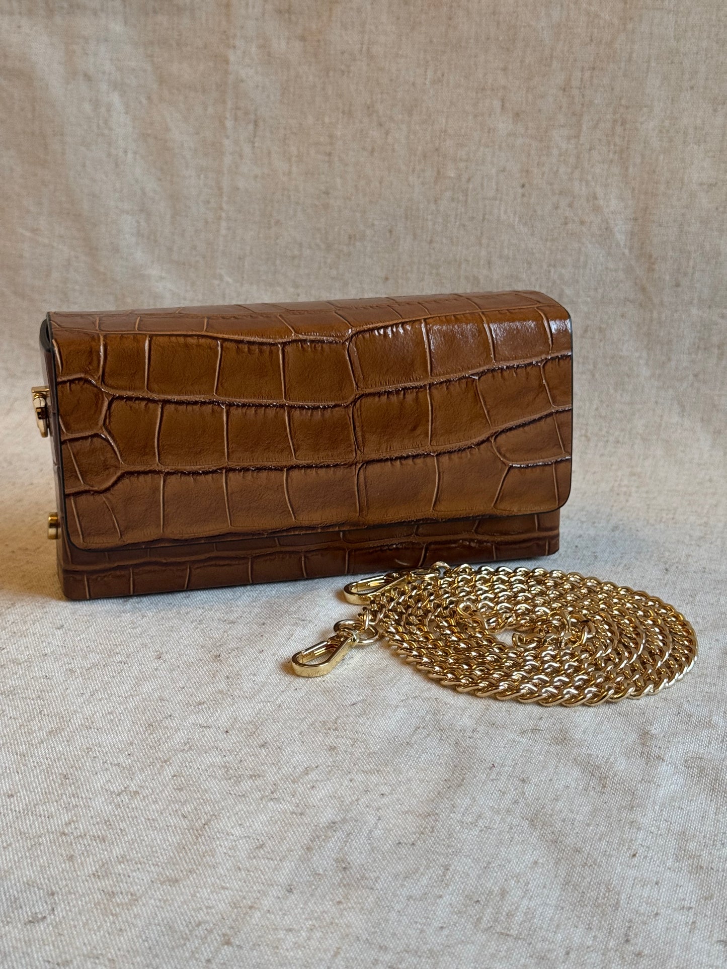 Pochette Dubai - con tracolla in catena