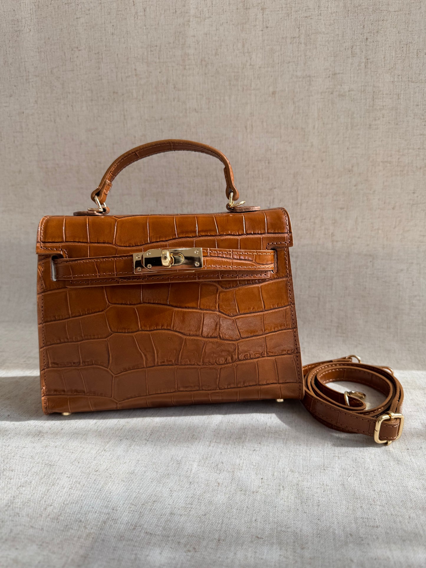 Borsa KELLY - misura media, con tracolla lunga
