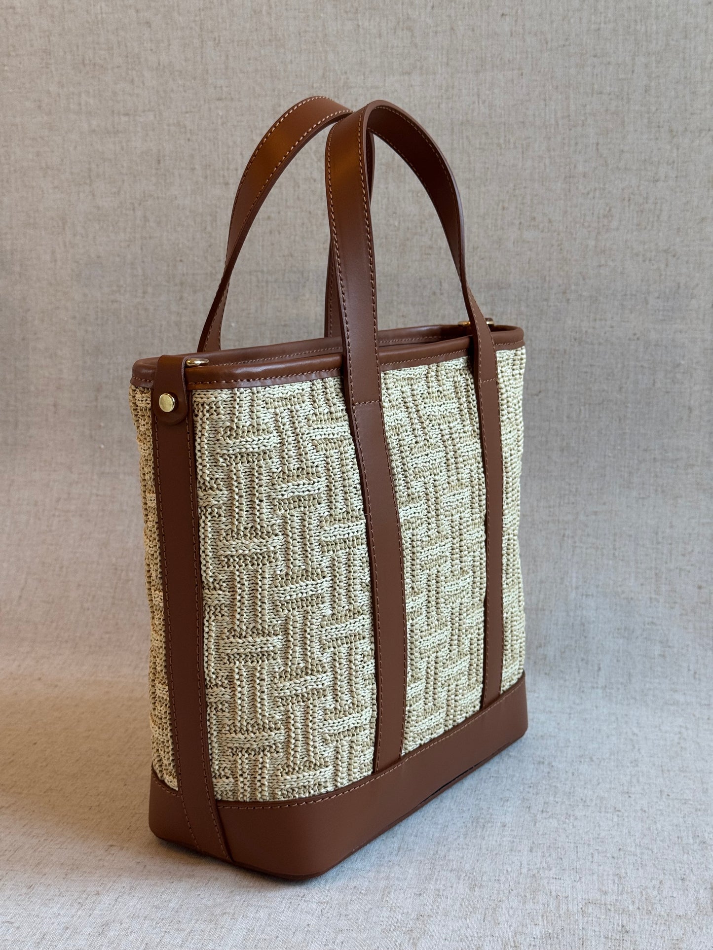 Borsa Costa - rafia, con tracolla lunga