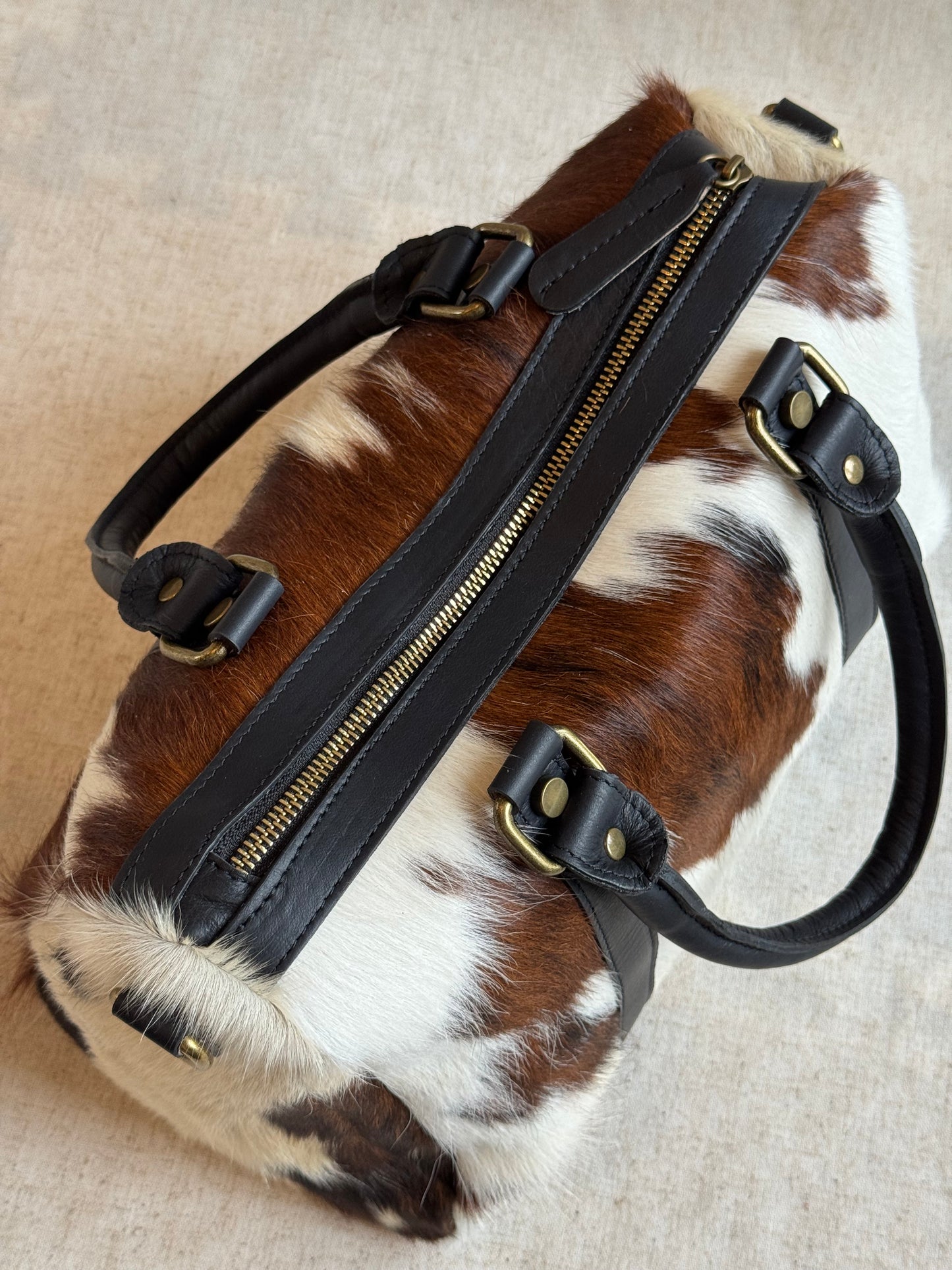 Bauletto Rebecca - cavallino, con tracolla lunga