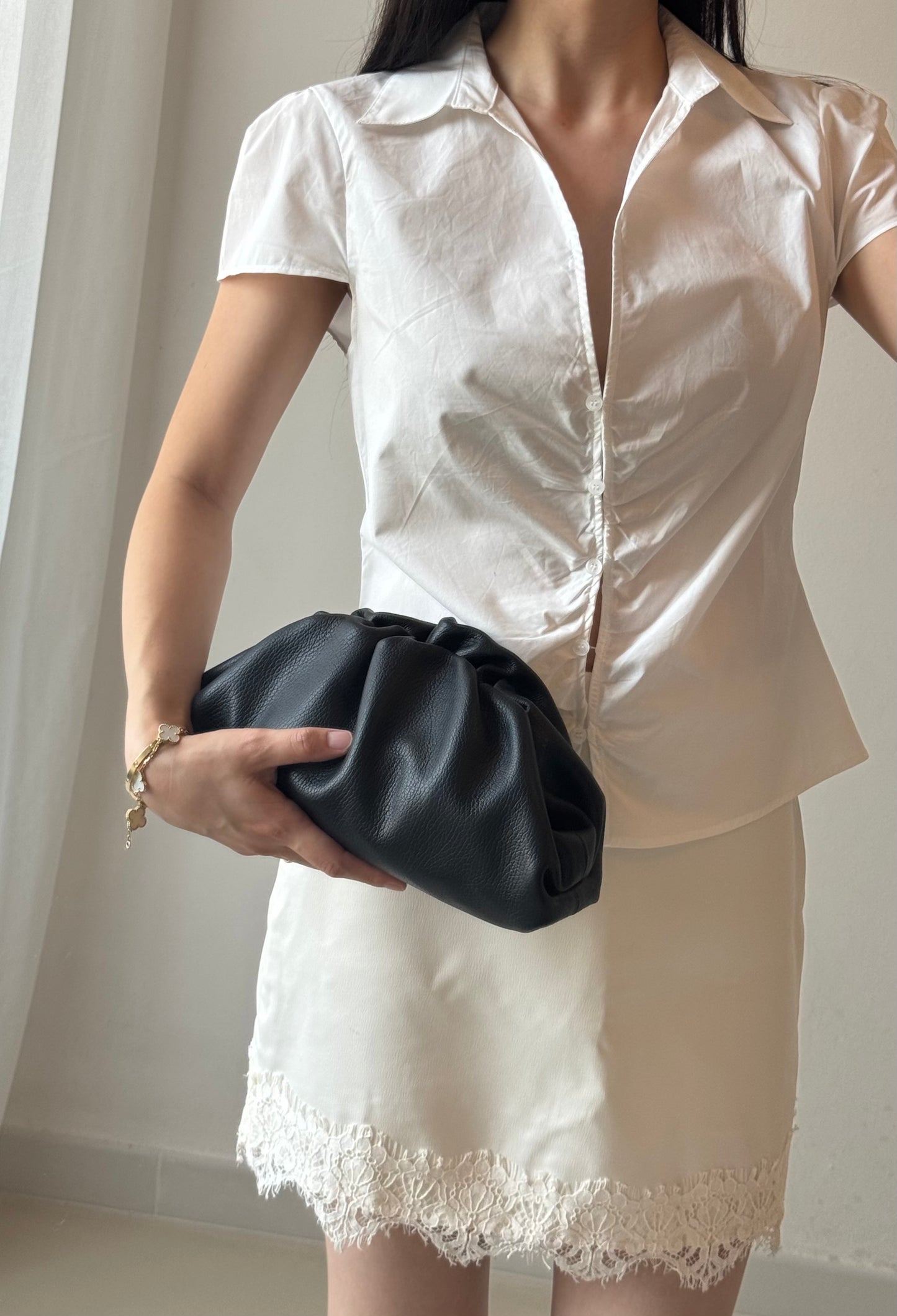 pochette Claudia - misura media, con tracolla lunga