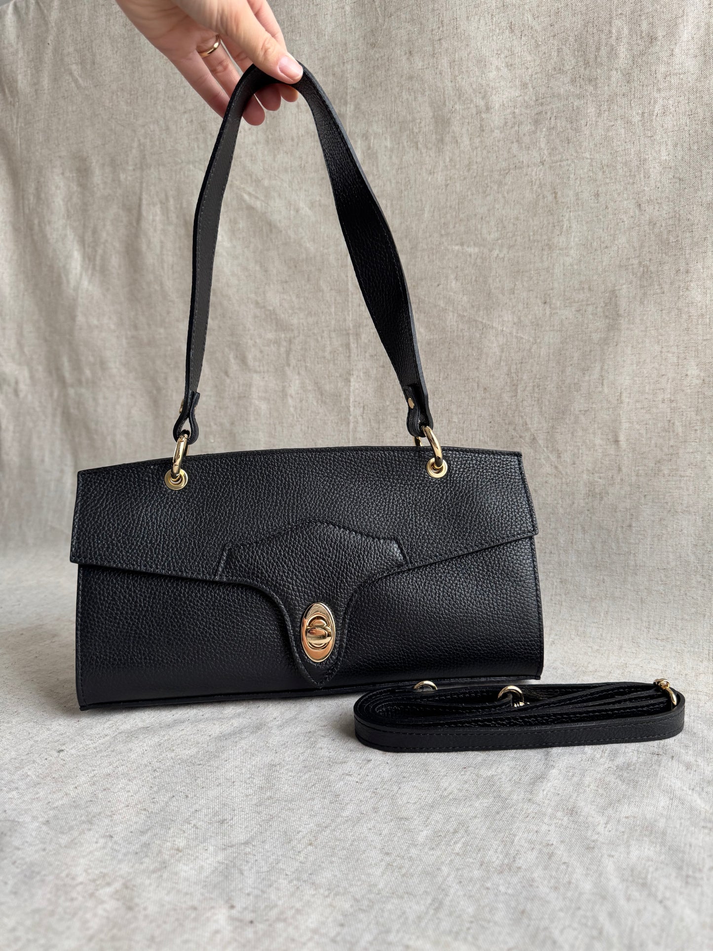 Borsa a spalla Adelaide - con tracolla lunga