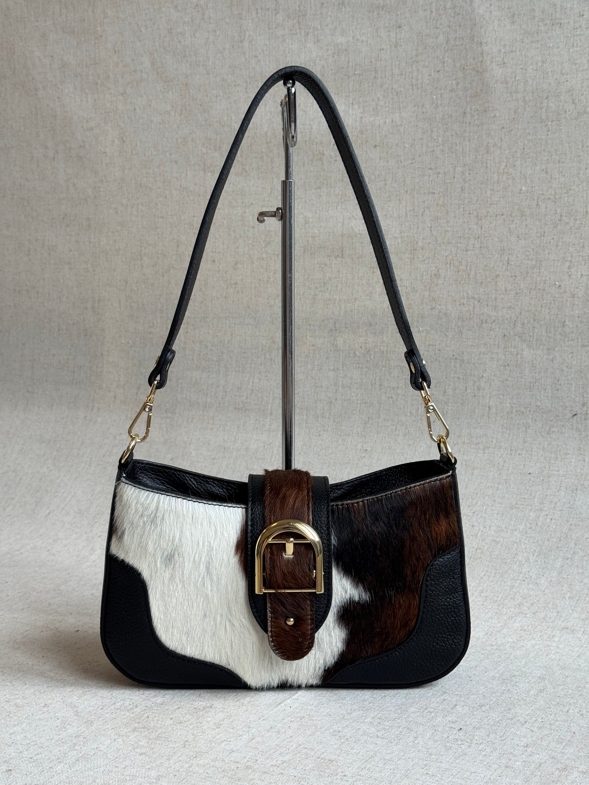 Borsa Nova - cavallino, con tracolla lunga