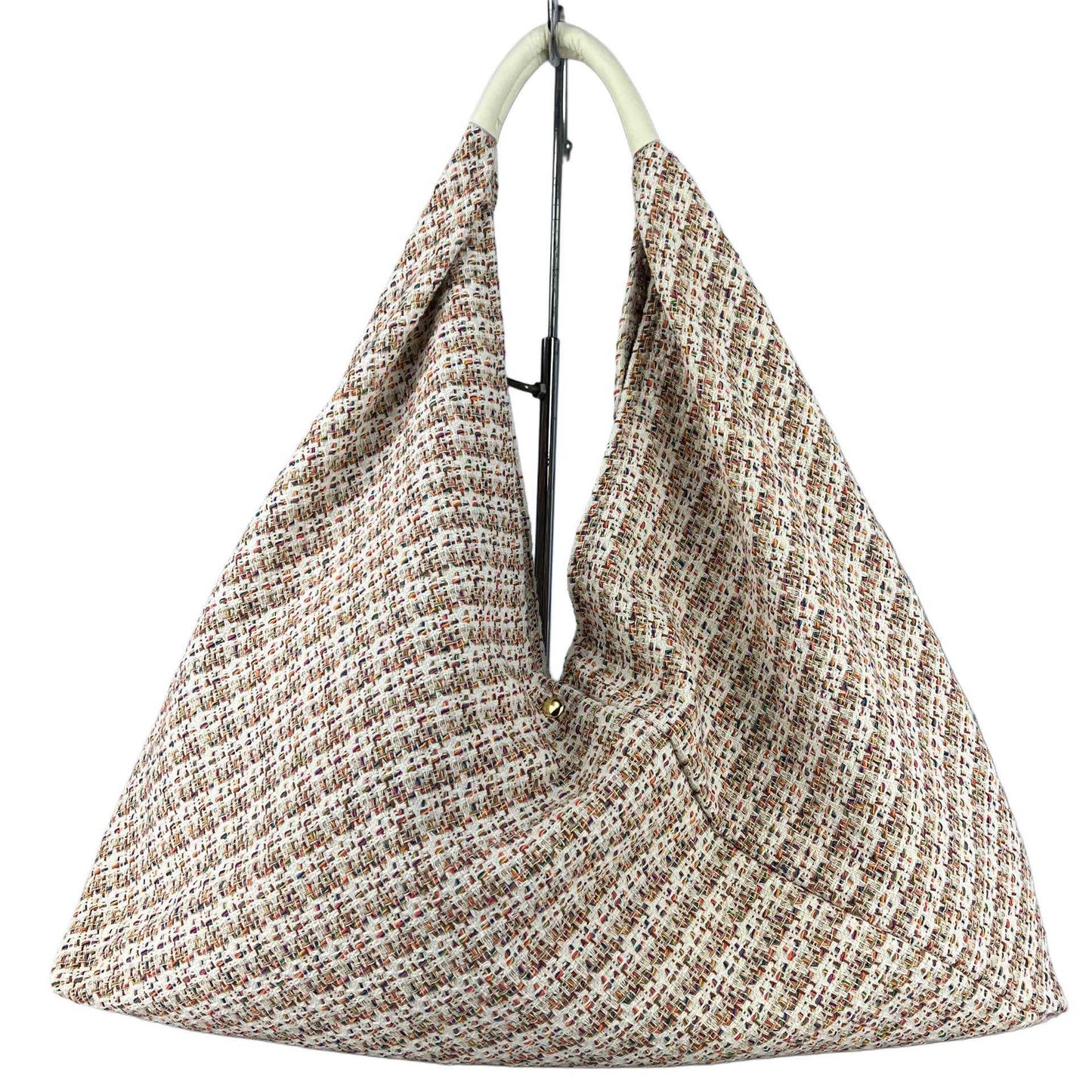 Maxi borsa a spalla Melissa in tessuto