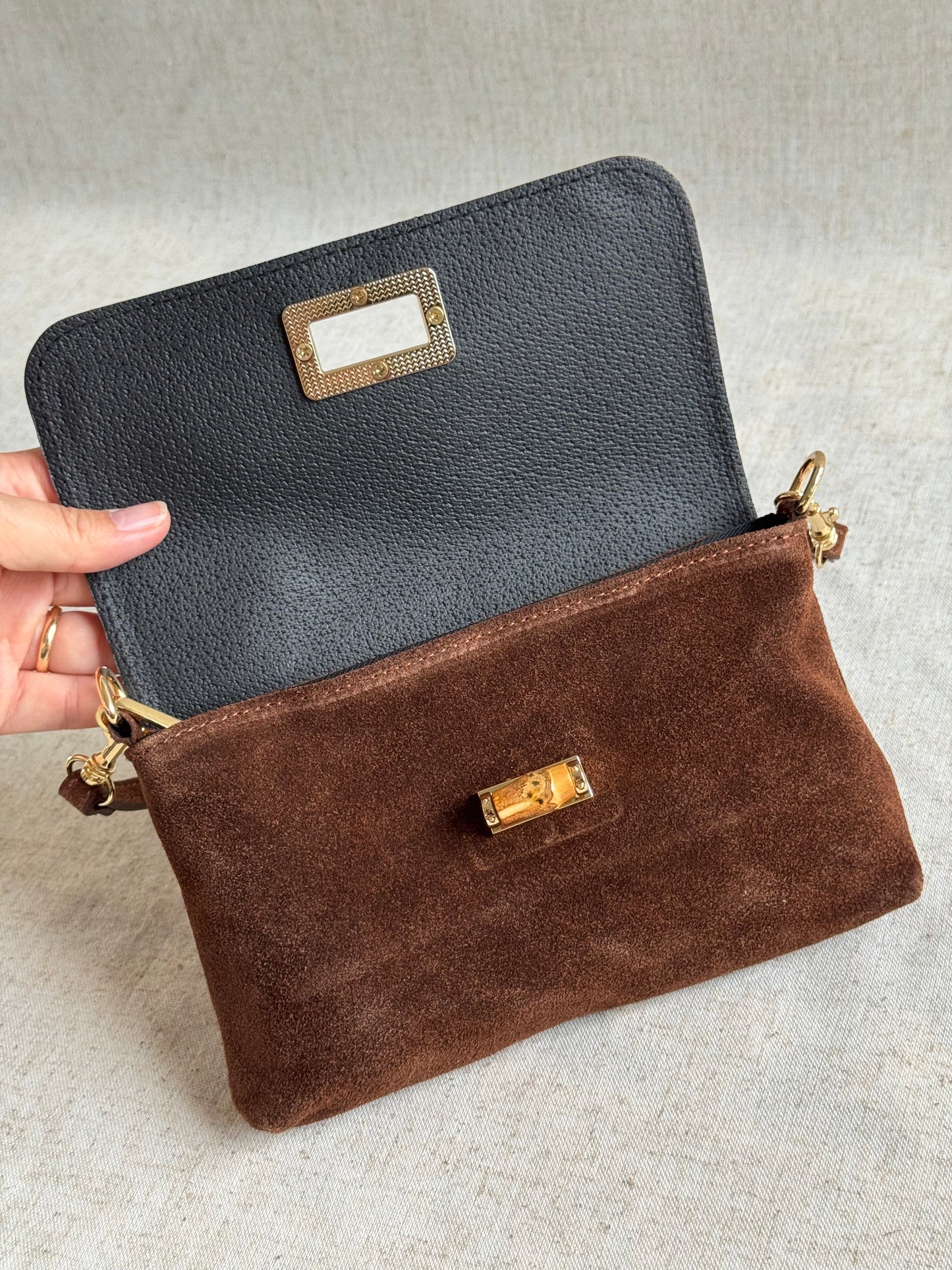 Borsa a spalla Eva - con tracolla lunga
