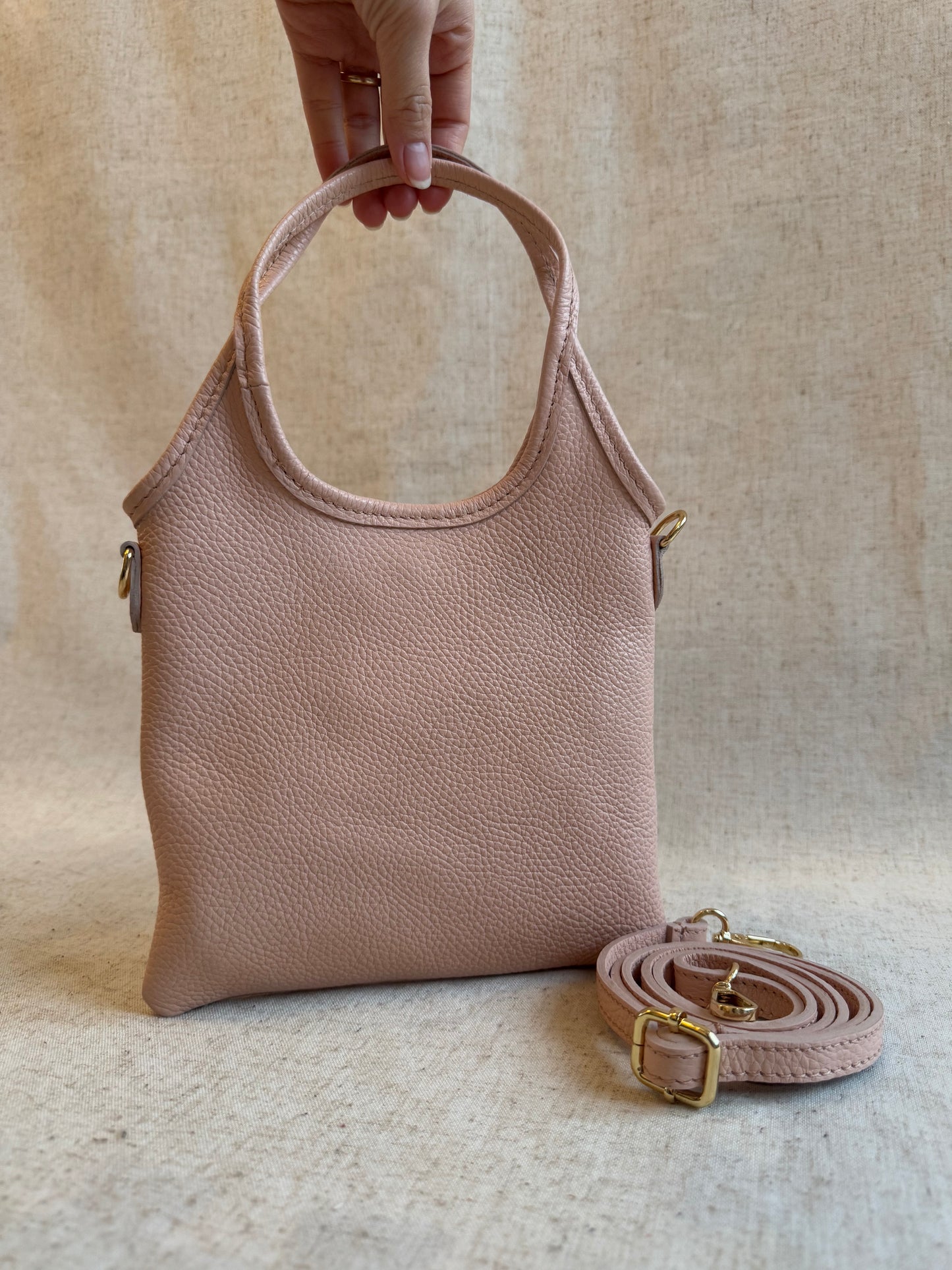 Borsa a mano Evelyn - misura piccola, con tracolla lunga