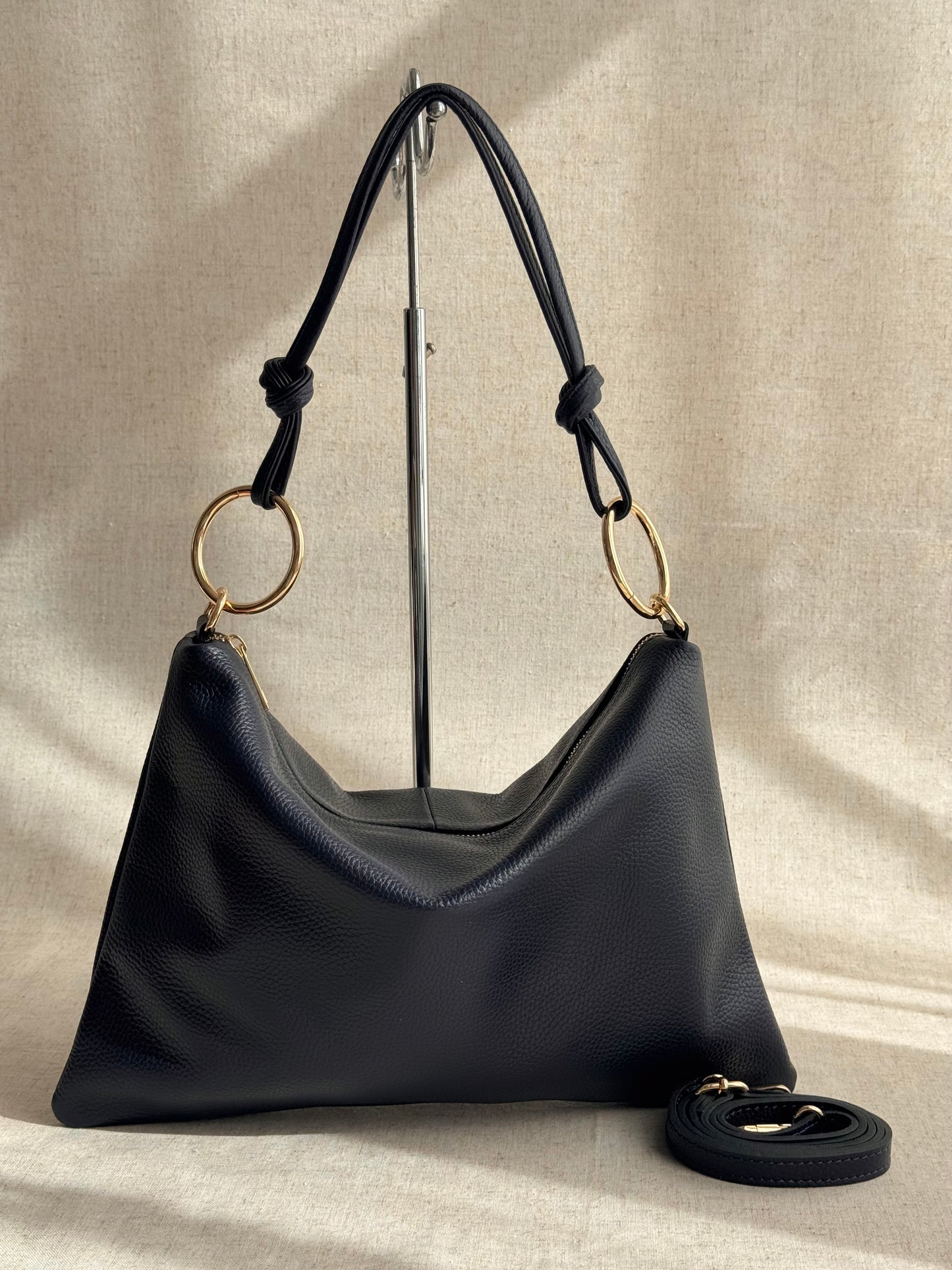 Borsa a spalla Agata - misura grande, con tracolla lunga