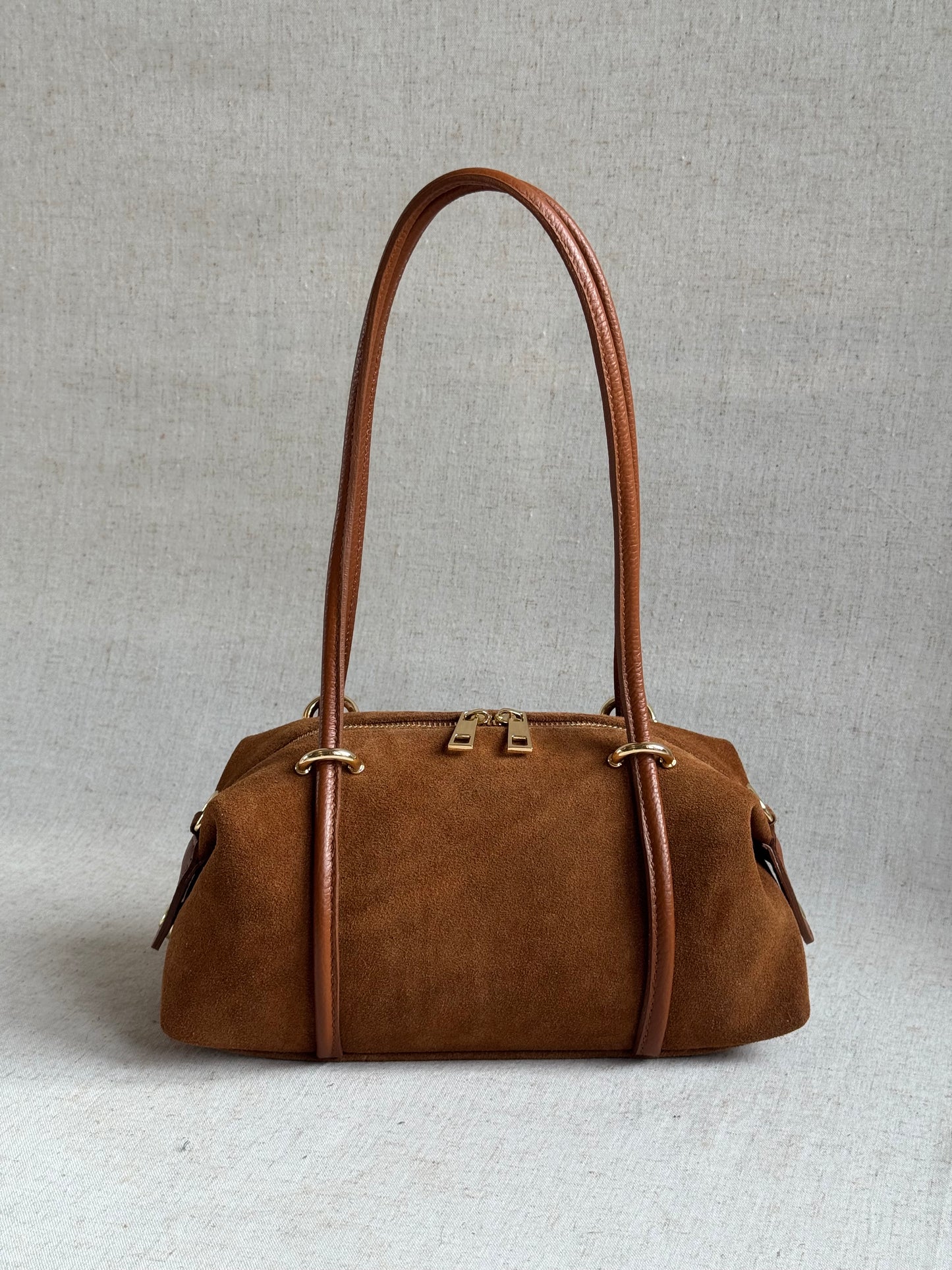 Borsa Roma - camoscio, con tracolla lunga