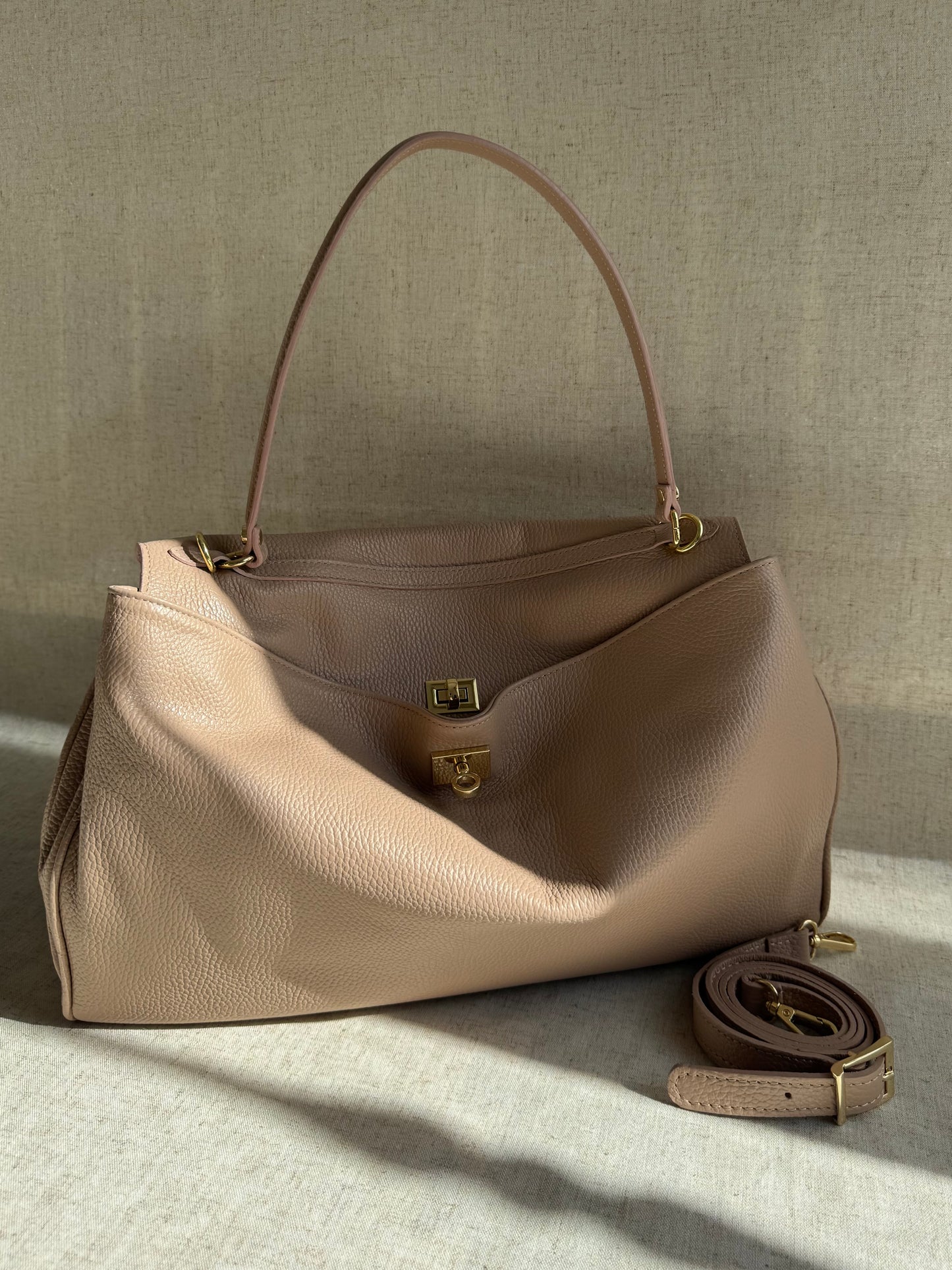 Maxi borsa a spalla Ronnie - con tracolla lunga