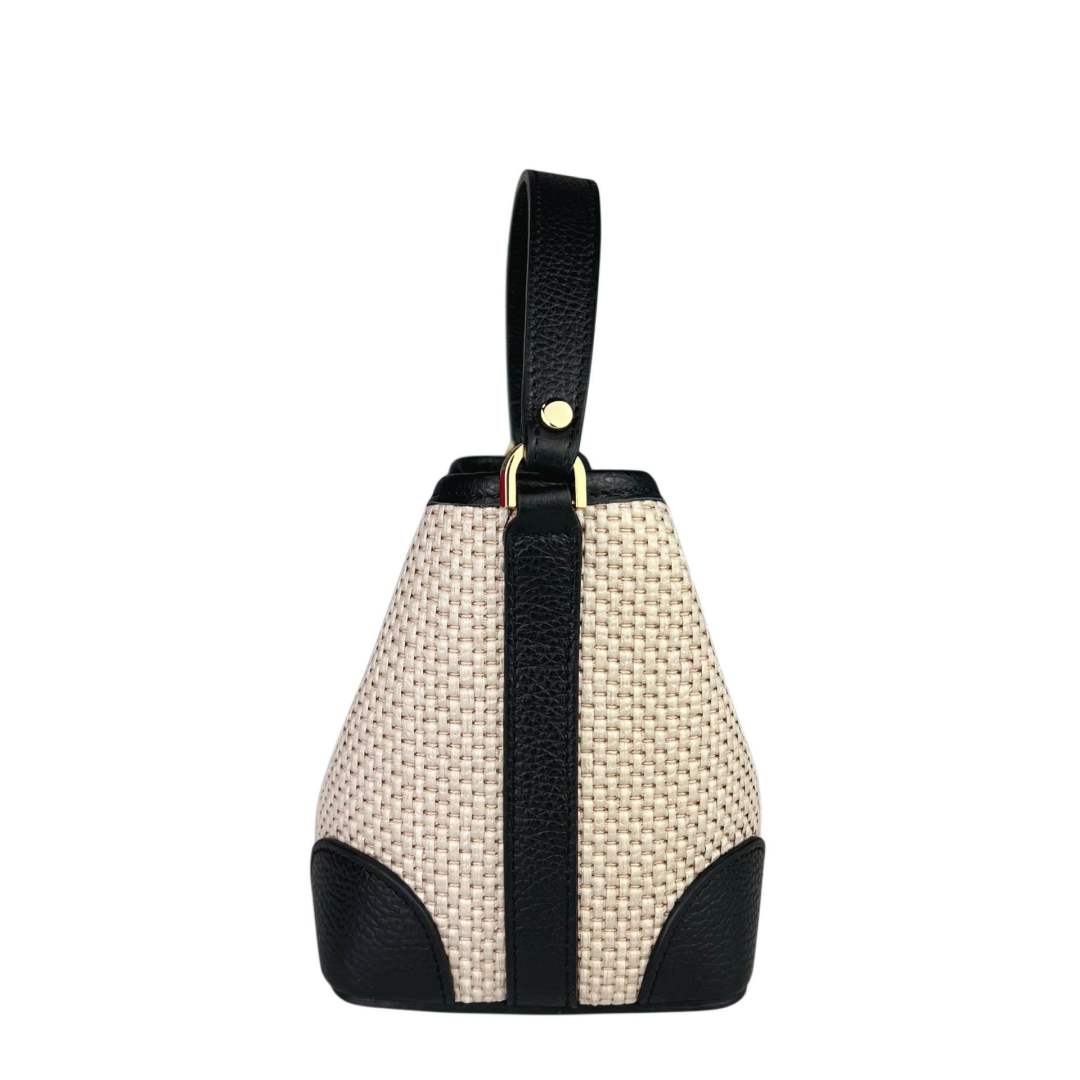 Borsa secchiello Linda - misura piccola, con tracolla lunga