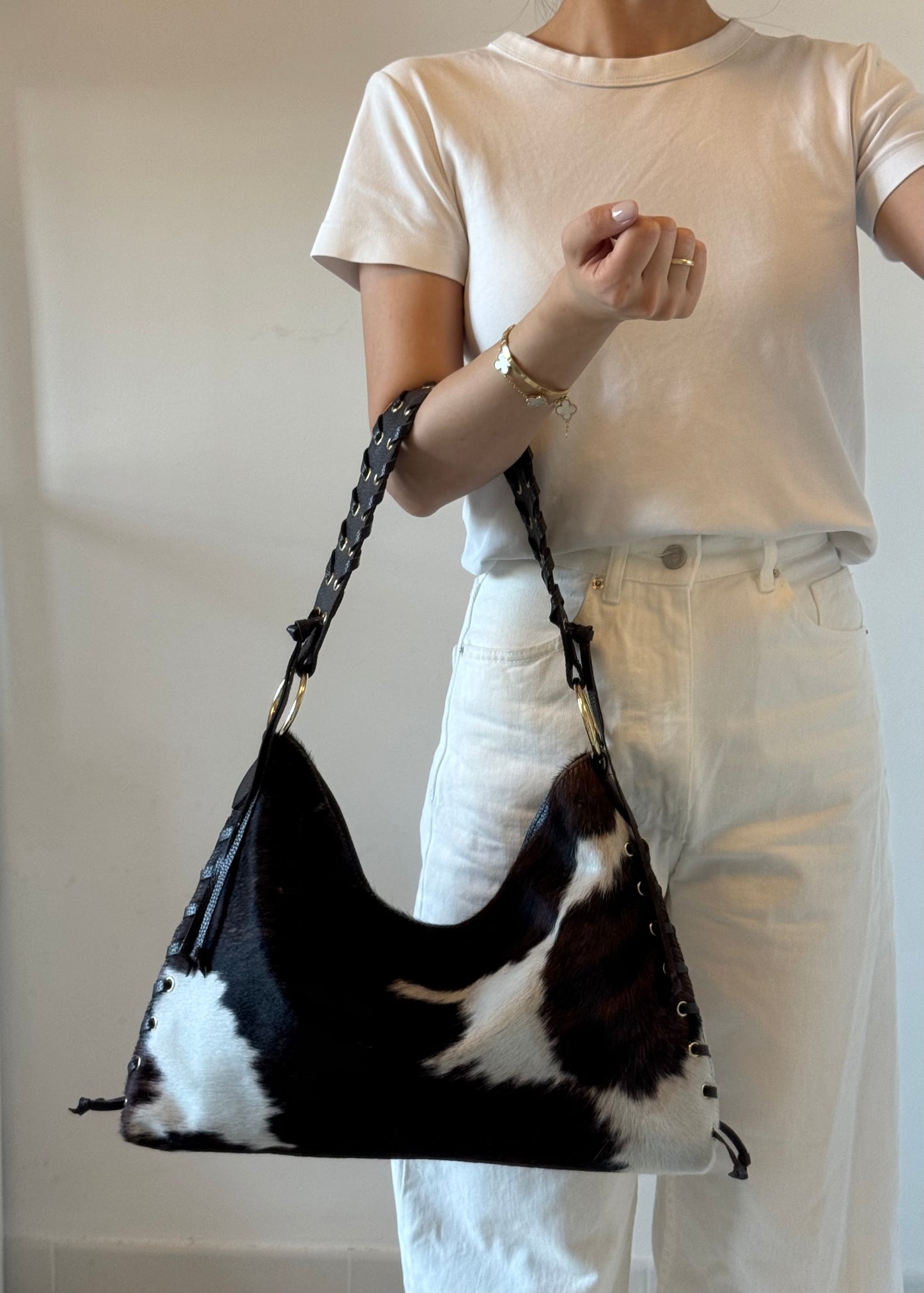 Borsa Dora - cavallino, con tracolla lunga