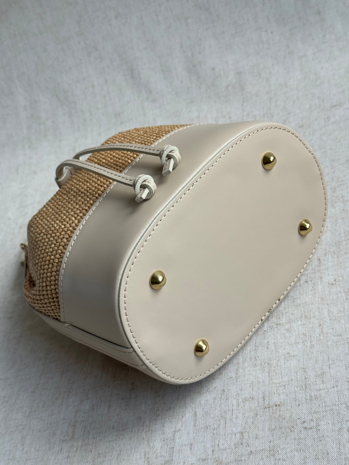 Borsa Versilia - rafia, con tracolla lunga