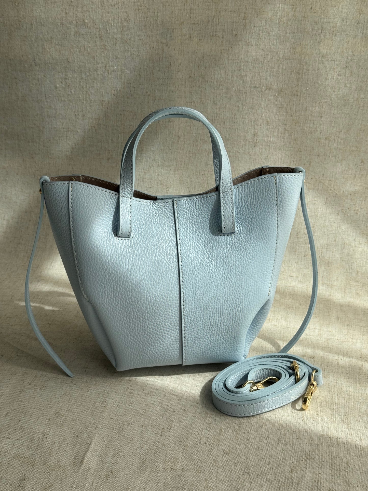 Borsa Sofia - misura nano, con tracolla lunga e pochette