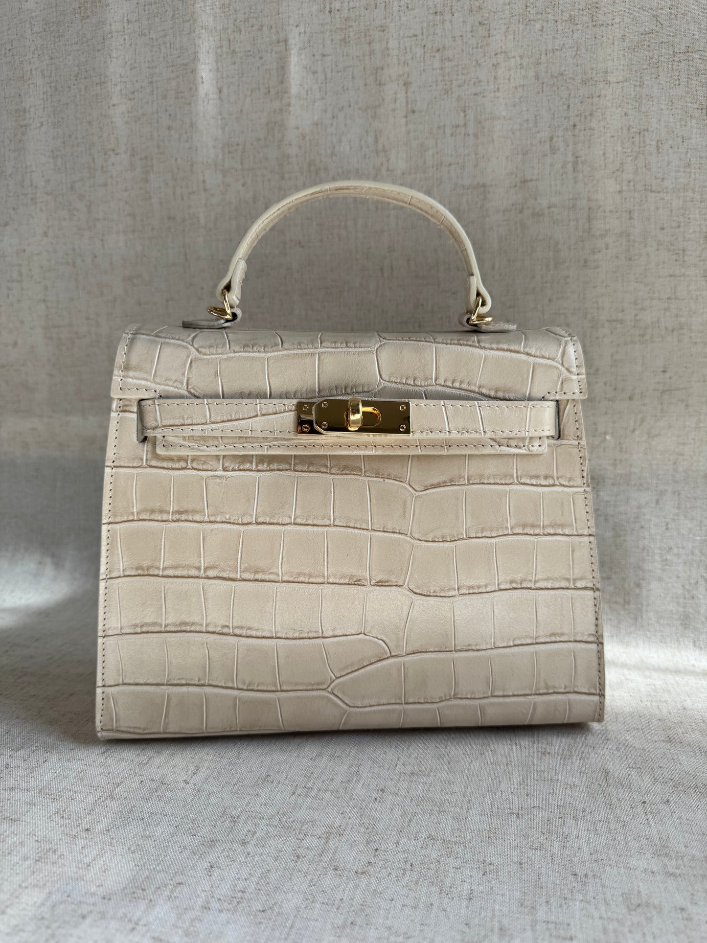 Borsa KELLY - misura grande, con tracolla lunga