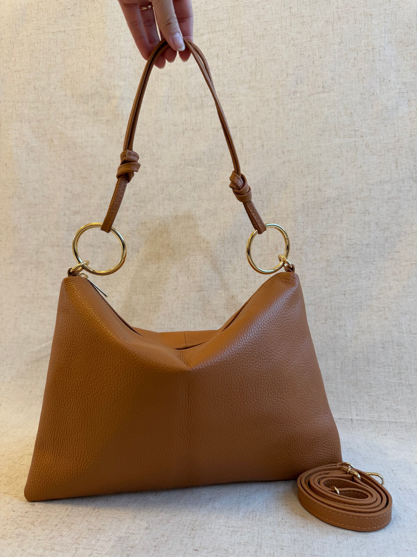 Borsa a spalla Agata - misura grande, con tracolla lunga