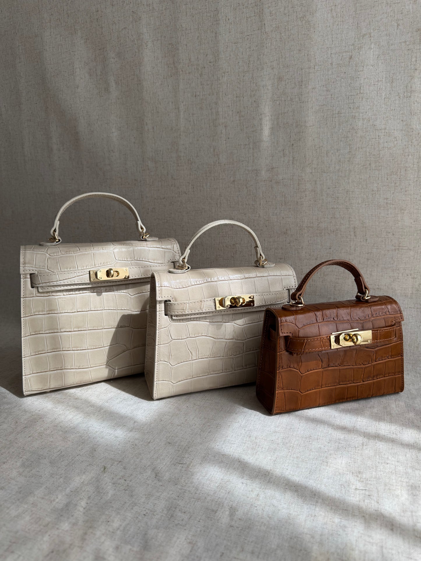 Borsa KELLY - misura piccola, con tracolla lunga