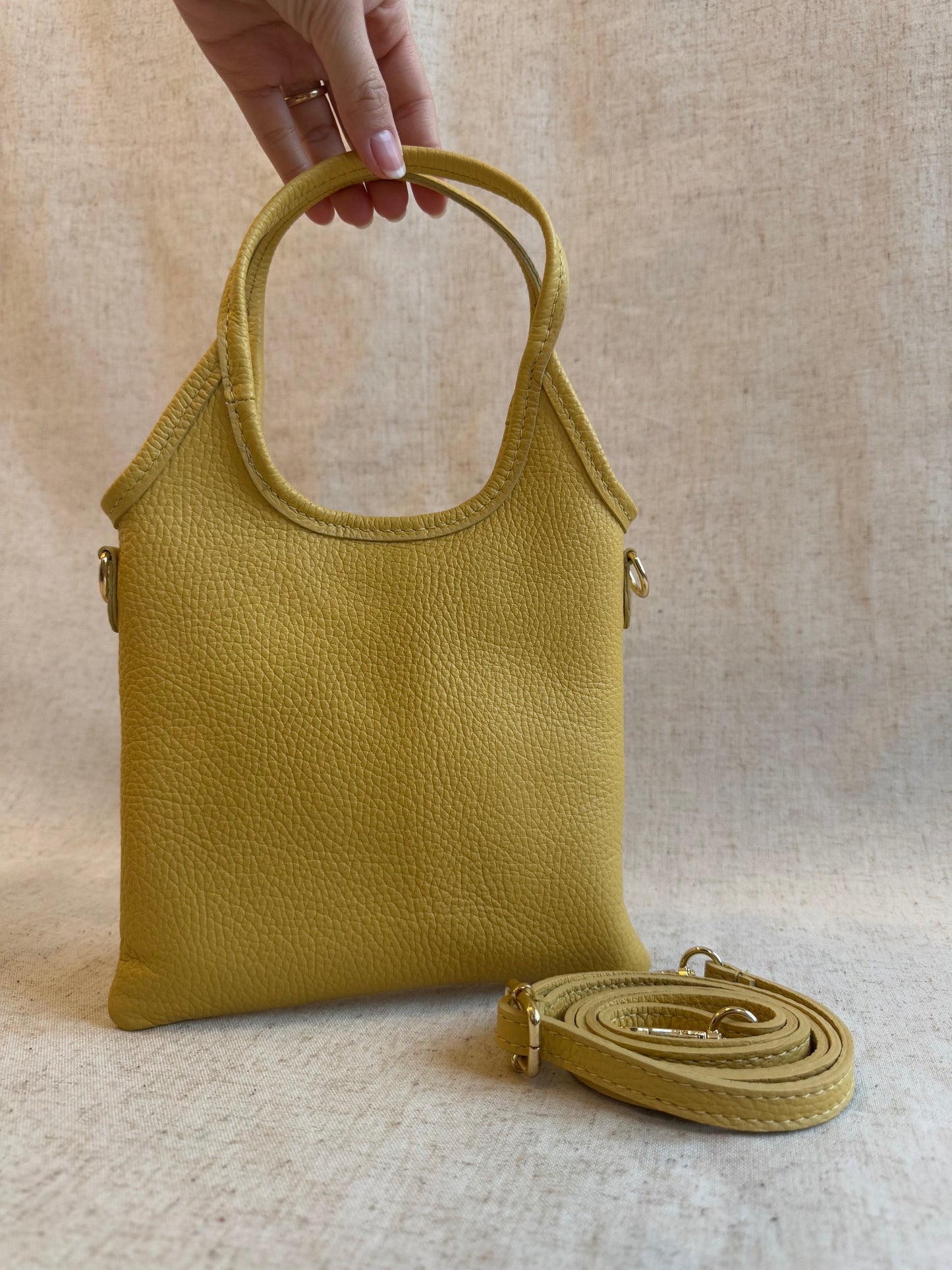 Borsa a mano Evelyn - misura piccola, con tracolla lunga