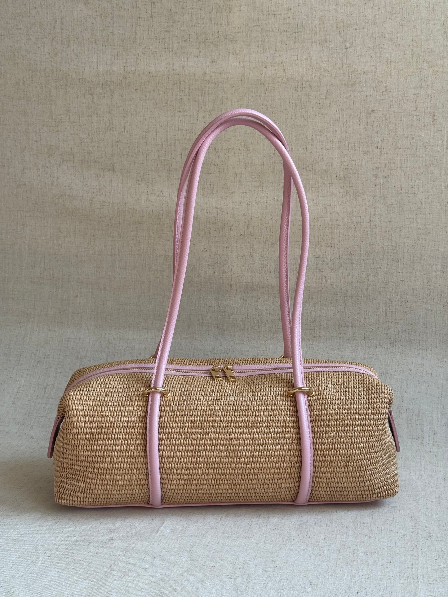 borsa a spalla Roma - rafia