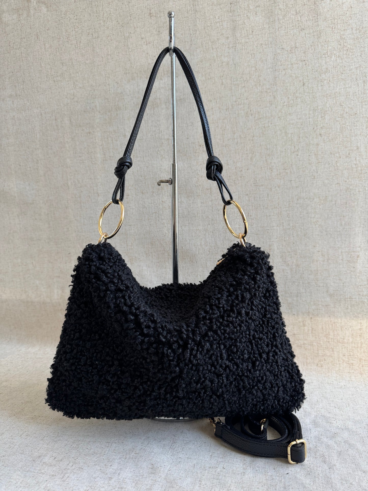 Borsa a spalla Agata - Teddy, con tracolla lunga