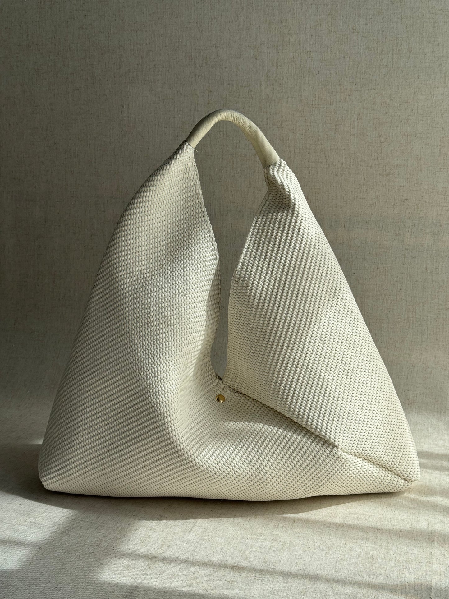 Maxi borsa a spalla Melissa - rafia
