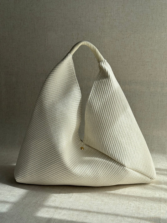 Maxi borsa a spalla Melissa - rafia