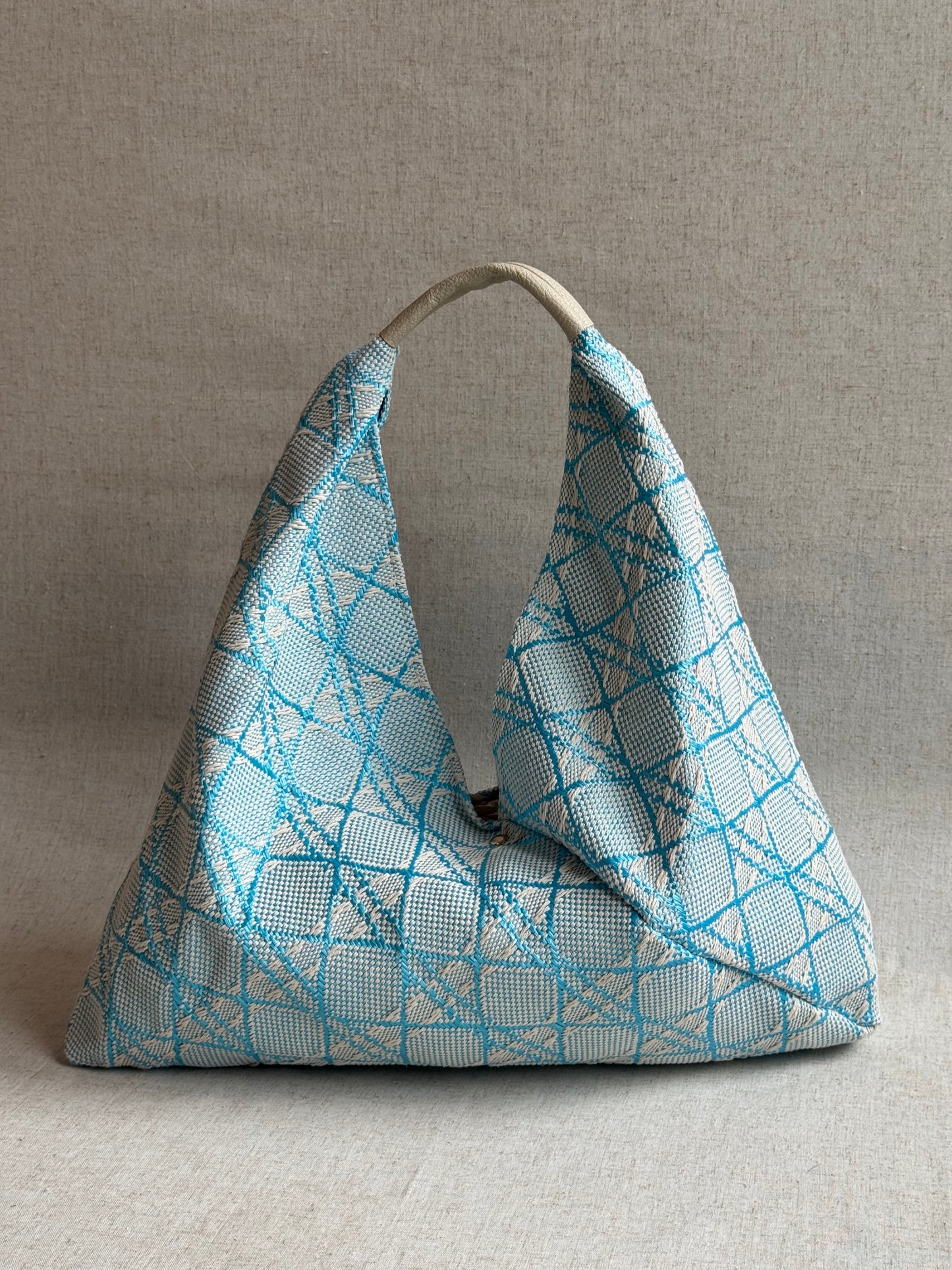 Maxi borsa a spalla Melissa - rafia
