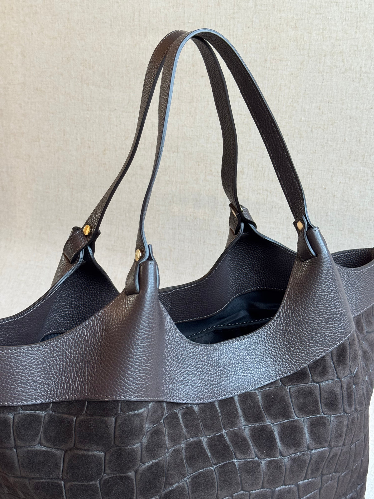 Borsa Roxy - stampa coccodrillo