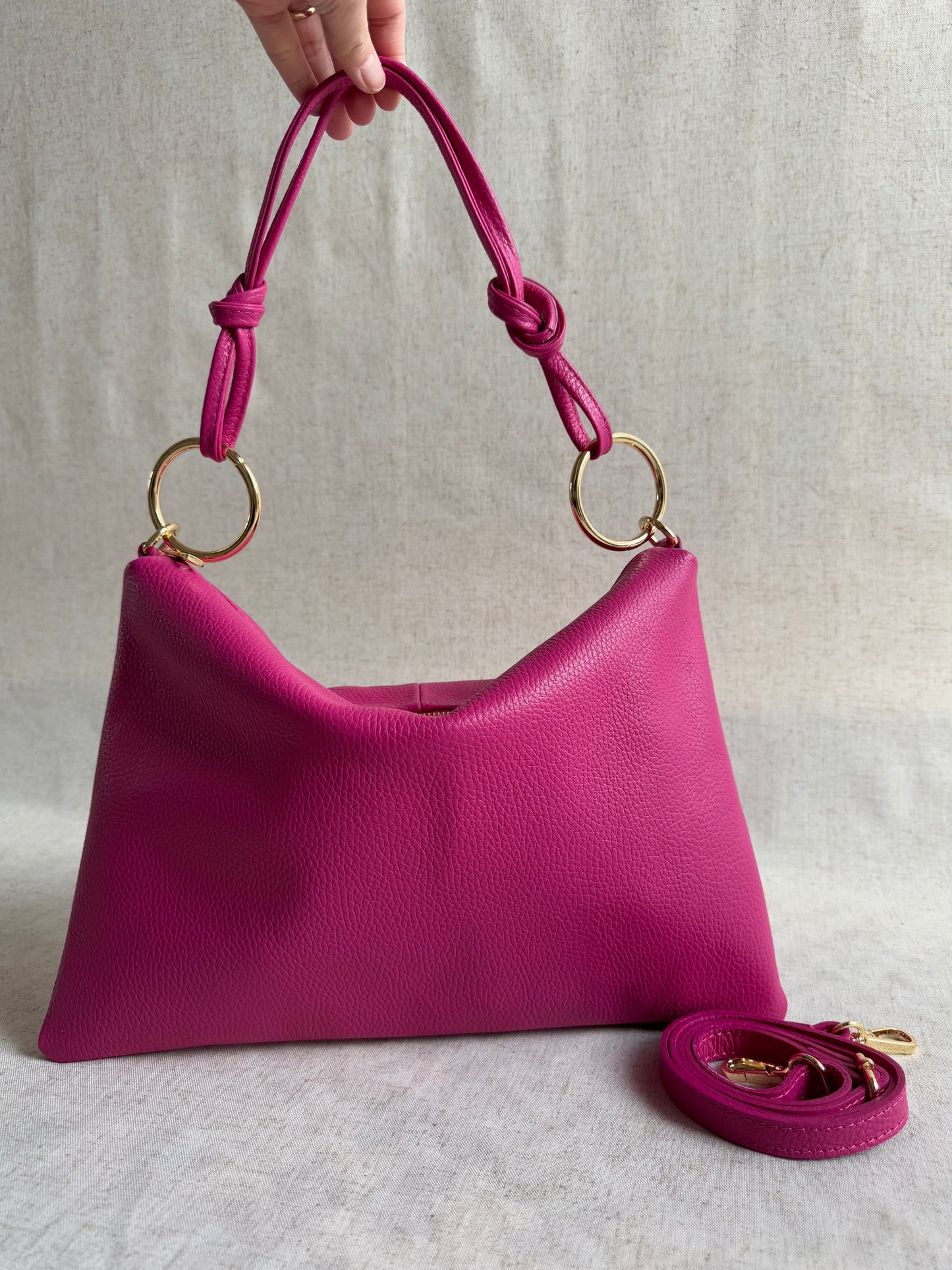 Borsa a spalla Agata - misura grande, con tracolla lunga