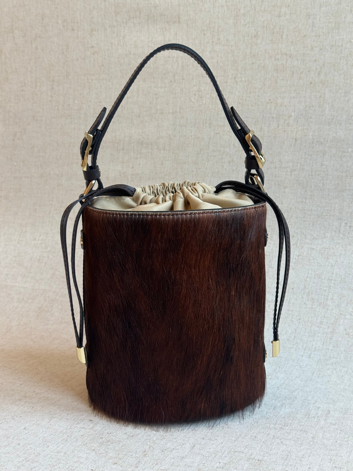 Borsa a spalla Ophelia - cavallino, con tracolla lunga